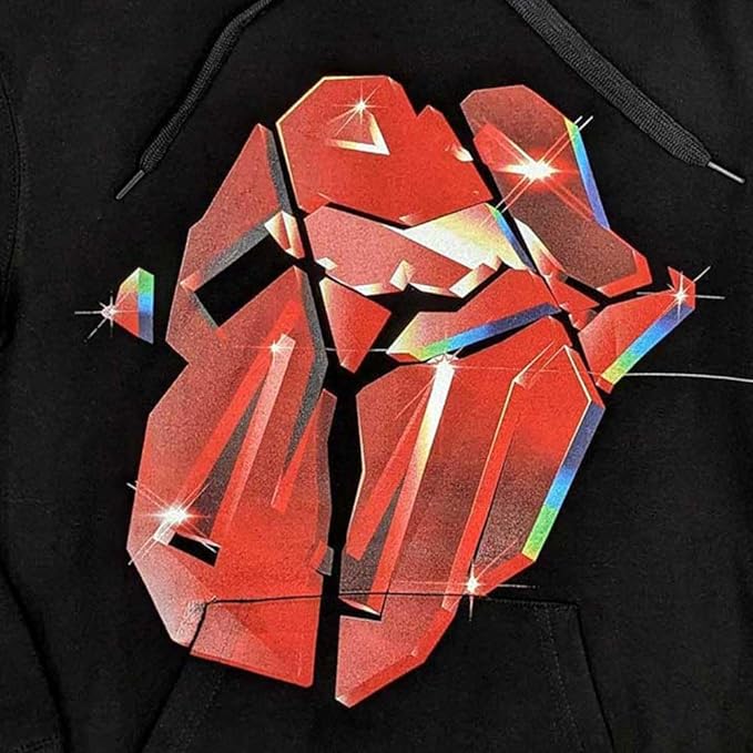 The Rolling Stones Unisex Pullover Hoodie: Hackney Diamonds Lick