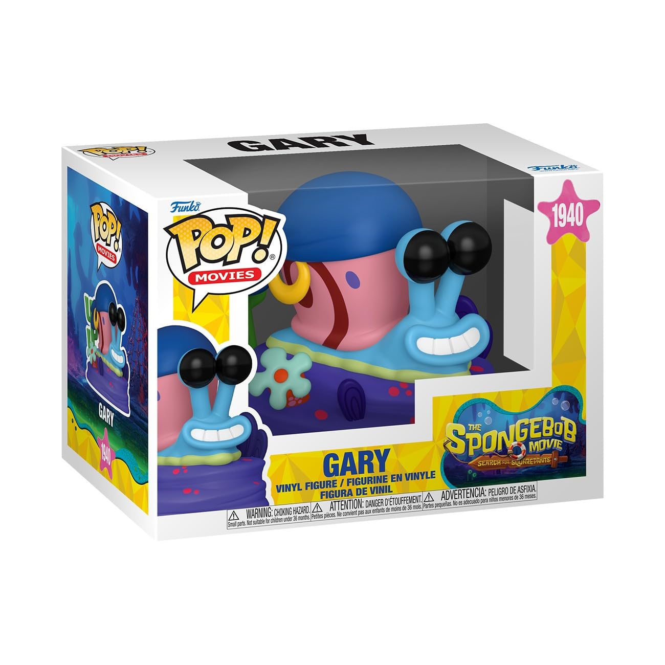 Funko Pop! Movies: The SpongeBob Movie - Gary Vinyl Figure (86310) 3