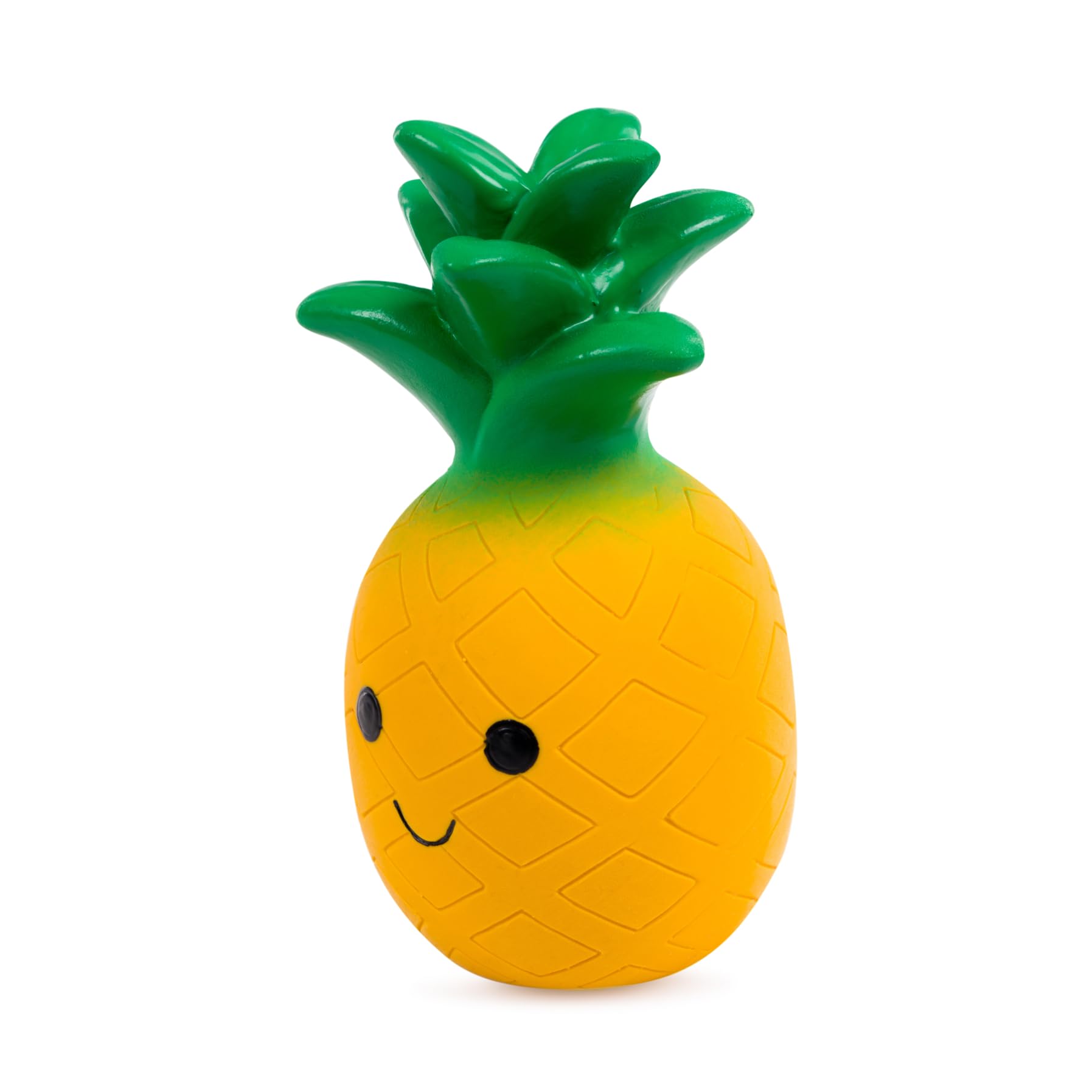 Petface Large Latex Pineapple Soft Chew Dog Toy - Squeaker Feature | Natural Rubber 4
