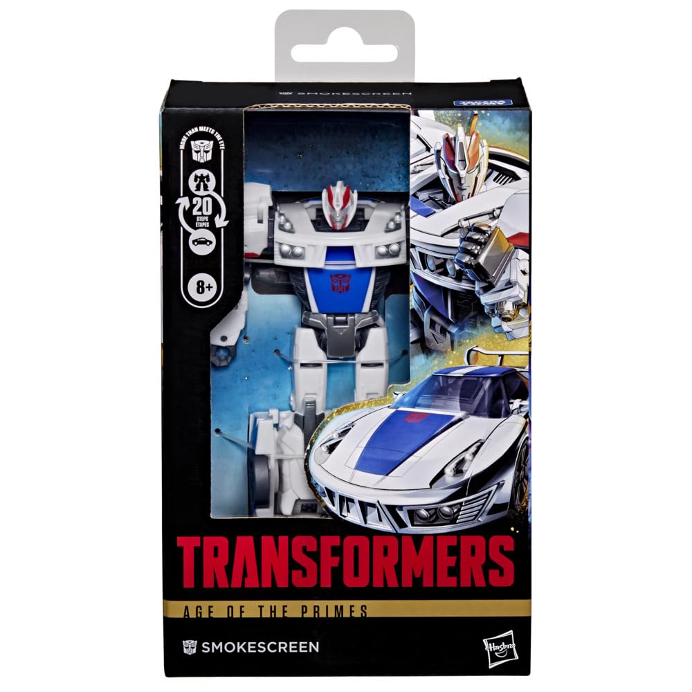 Transformers Age of the Primes Smokescreen Deluxe Class Action Figure | 13-cm | 20 Steps 2
