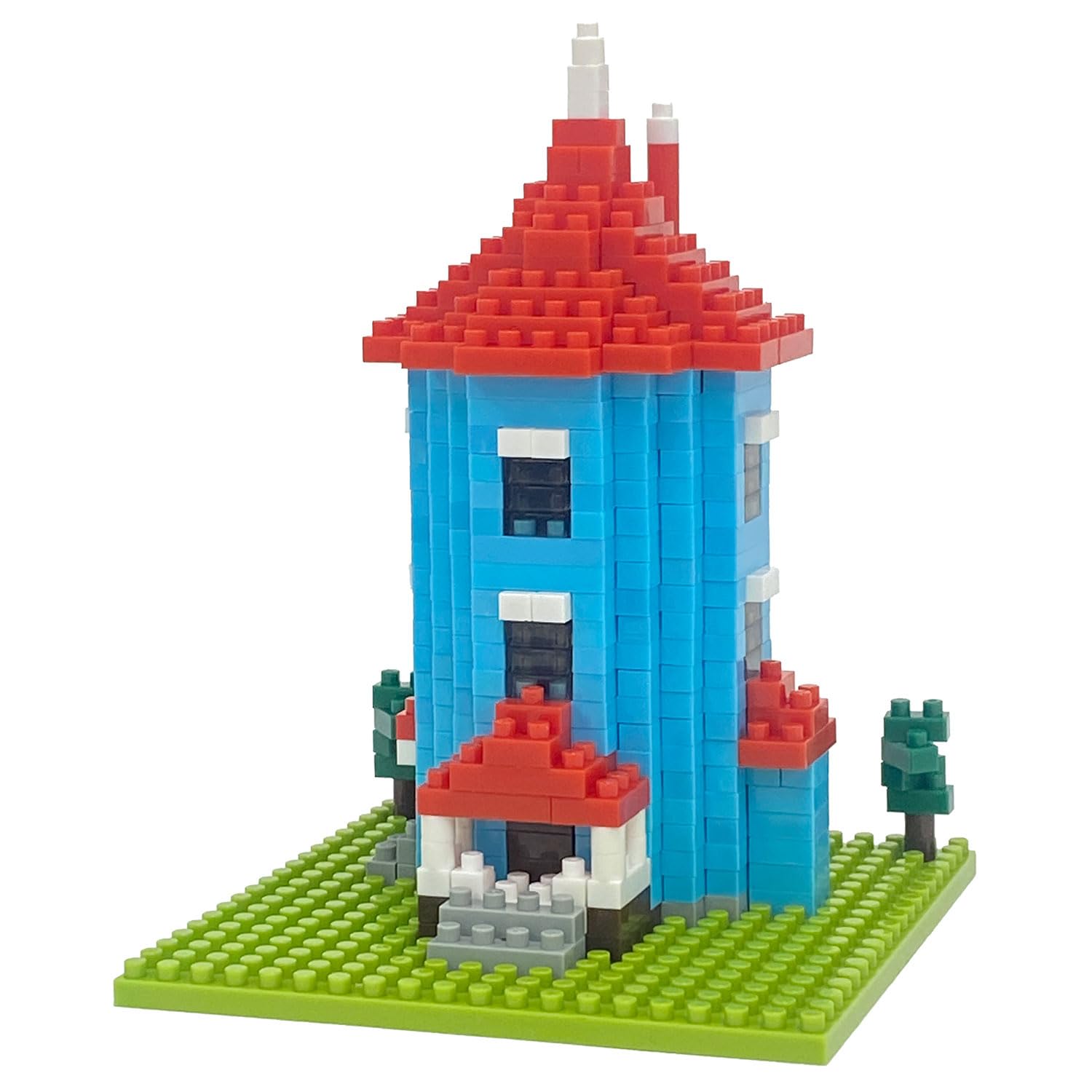 nanoblock Moominhouse Model Building Kit - 450 Micro Bricks | Difficulty 2/5 | Ages 12+ 1