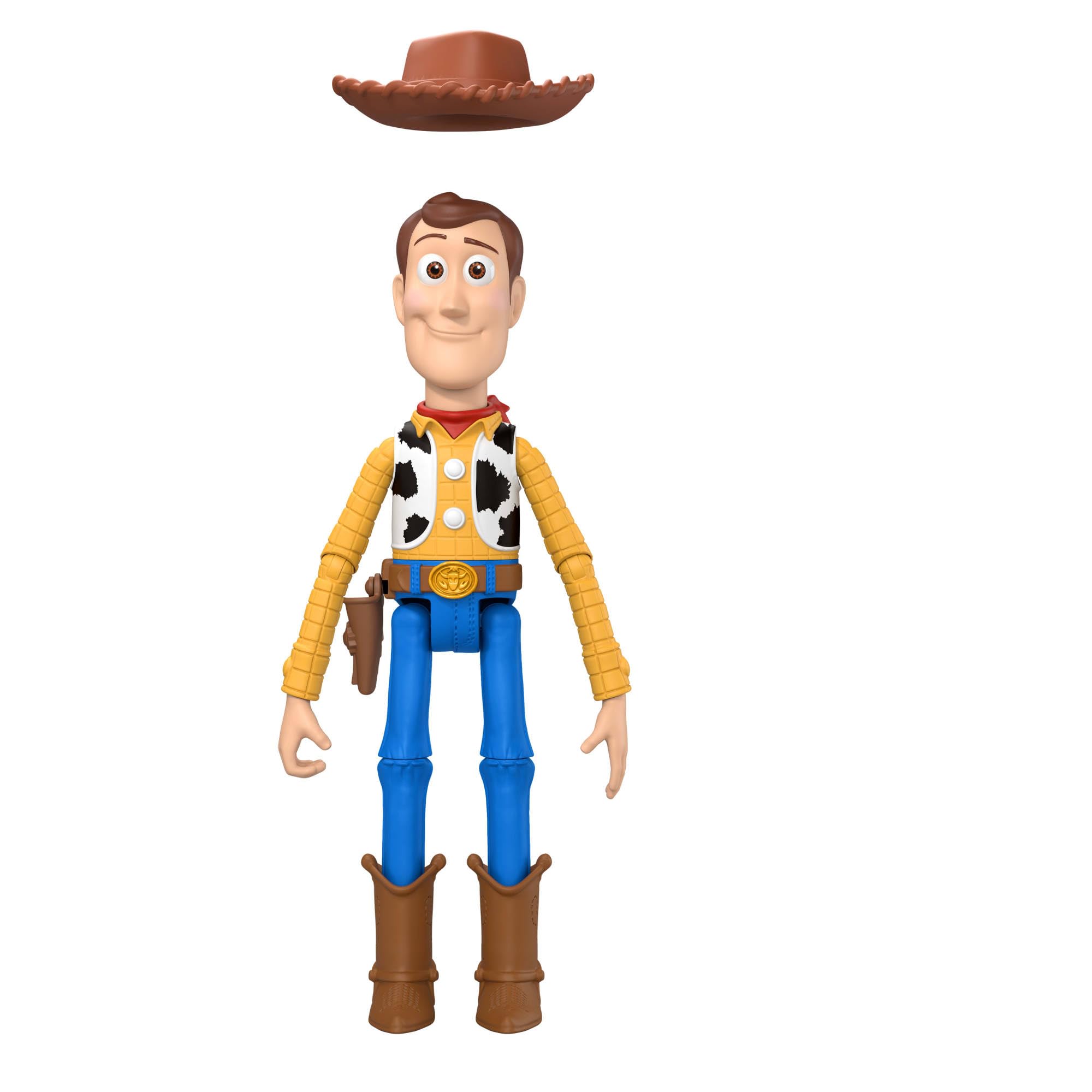 Mattel Disney and Pixar Toy Story Woody Action Figure | 9.2 Inch | 14 Posable Joints | Removable Hat 3