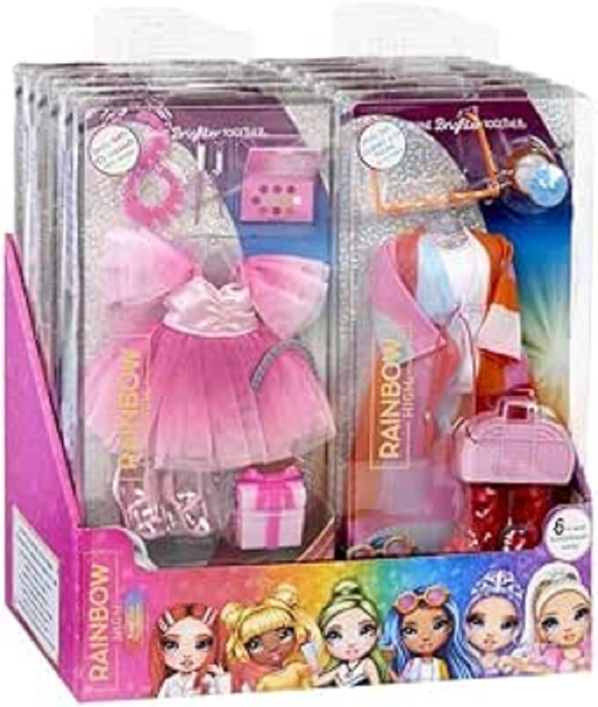 Rainbow High Fashion Pack - Random Assortment, Full Outfit with Shoes & Accessories 1