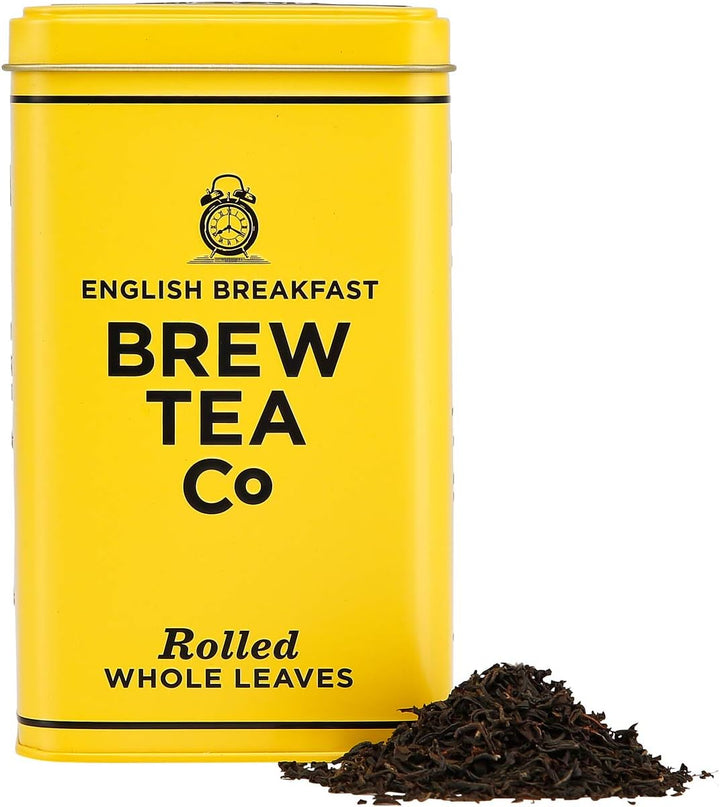Brew Tea Co - English Breakfast Tea in Classic Tin - Strong & Malty - 150g Loose