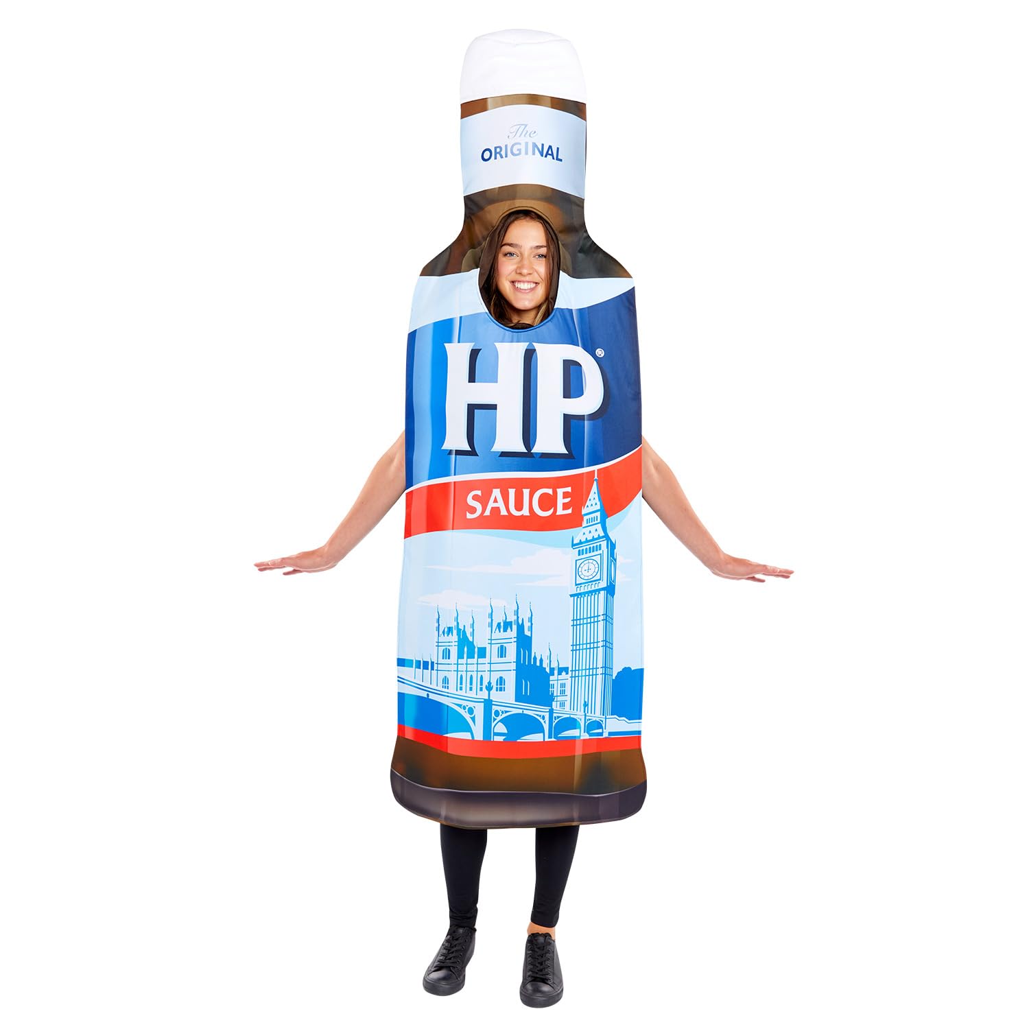 AMSCAN Heinz HP Sauce Bottle Tabard Costume - Adult Unisex 1