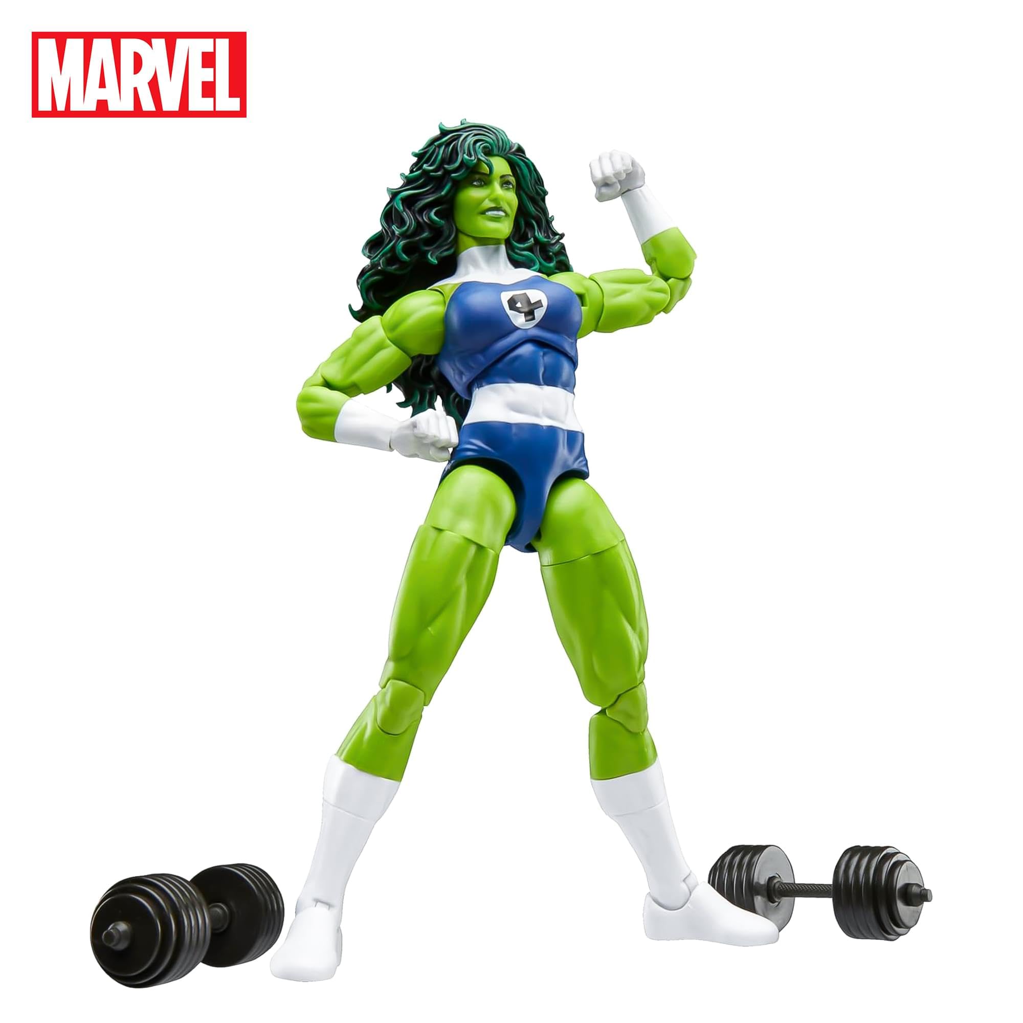 Marvel Legends Series She-Hulk Fantastic Four Action Figure | 6 Inch | Hasbro 2
