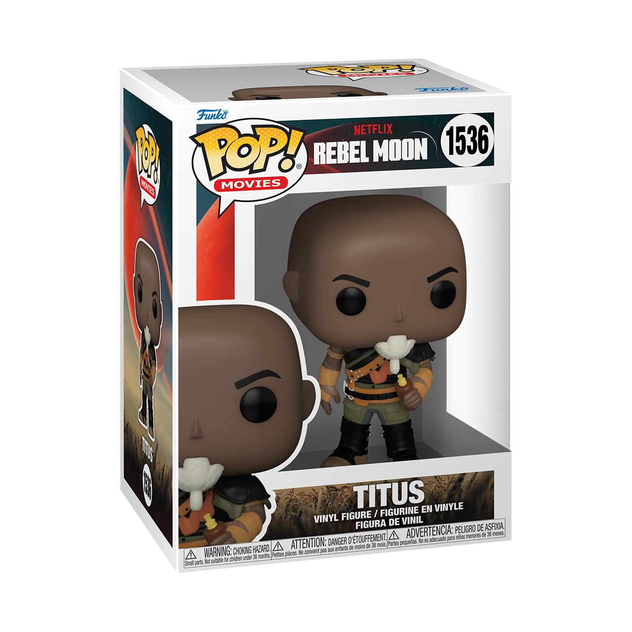 Funko Pop! Movies: Rebel Moon - Titus Vinyl Figure (72627) 1