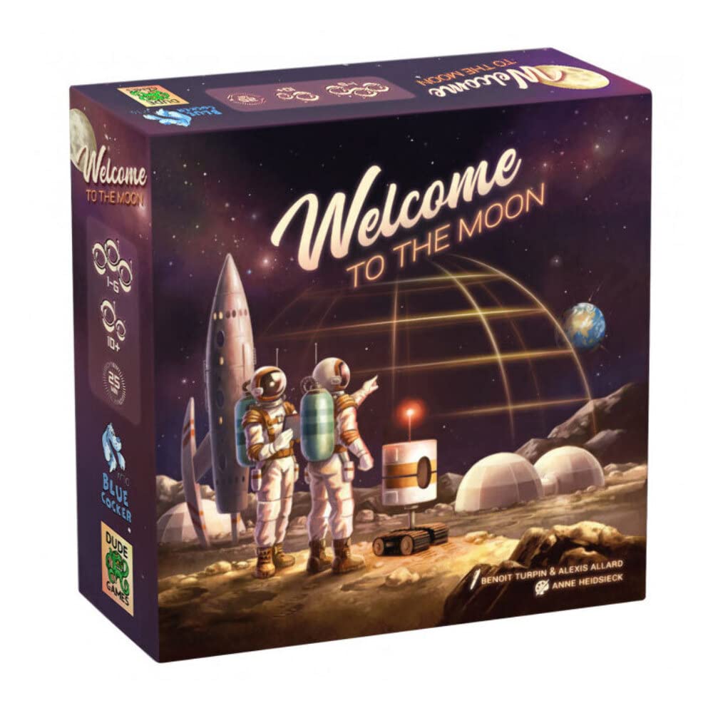 Blue Cocker Games Welcome To The Moon Board Game