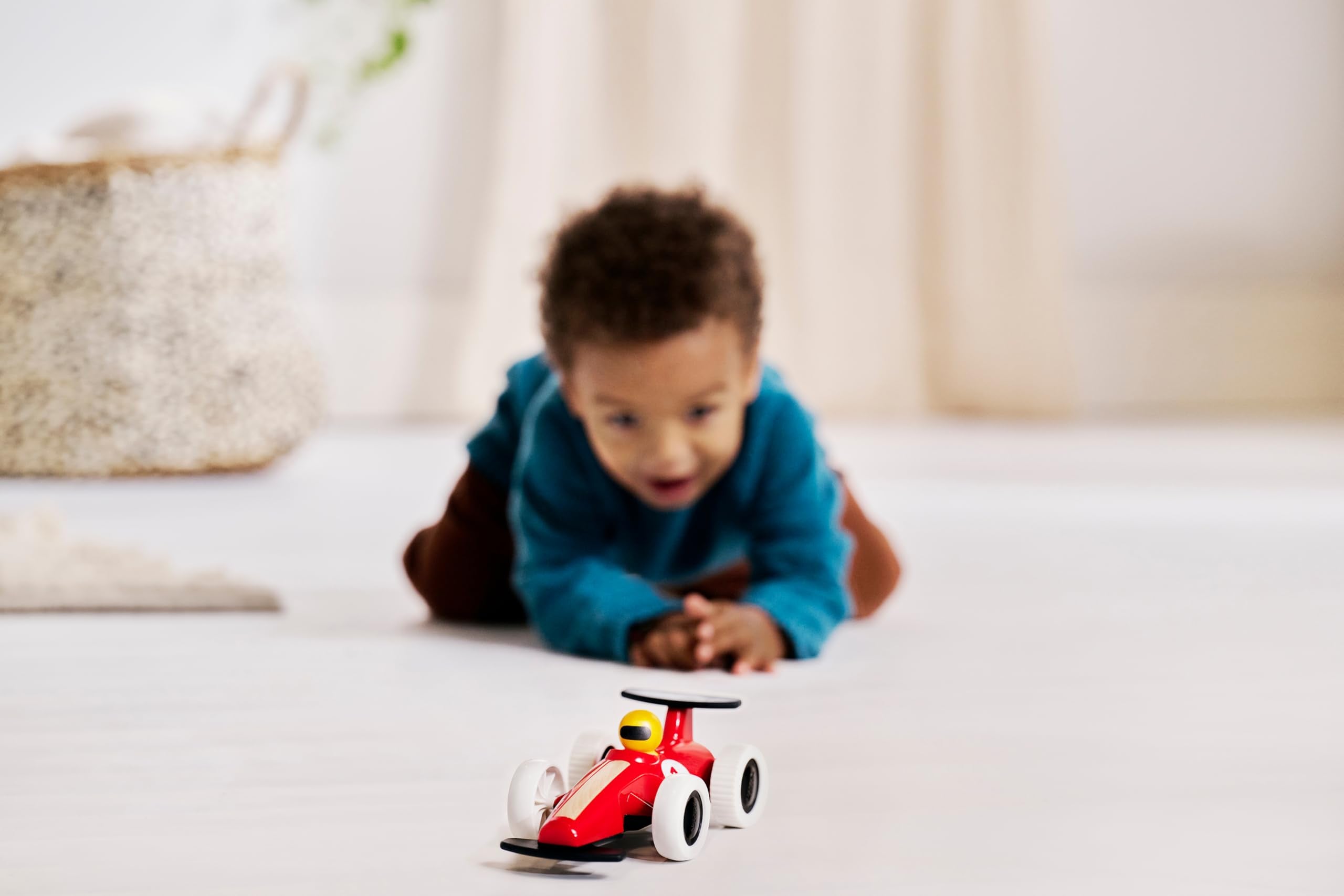 BRIO Large Pull Back F1 Race Car - Educational Toddler Vehicle for Ages 18 Months+ 9