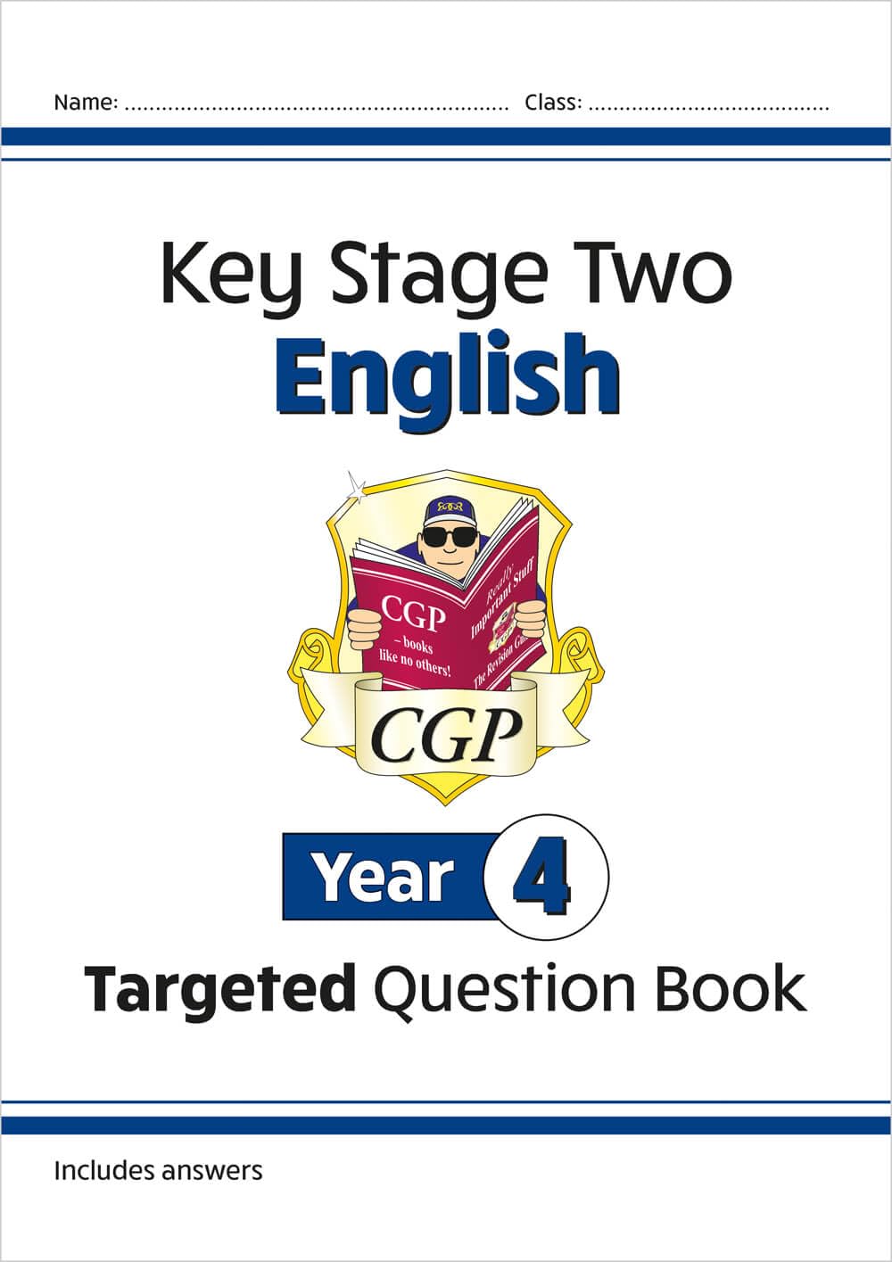 CGP Books Year 4 Targeted Question Book - English Study Aid | Ages 8-9 | 132 Pages 1