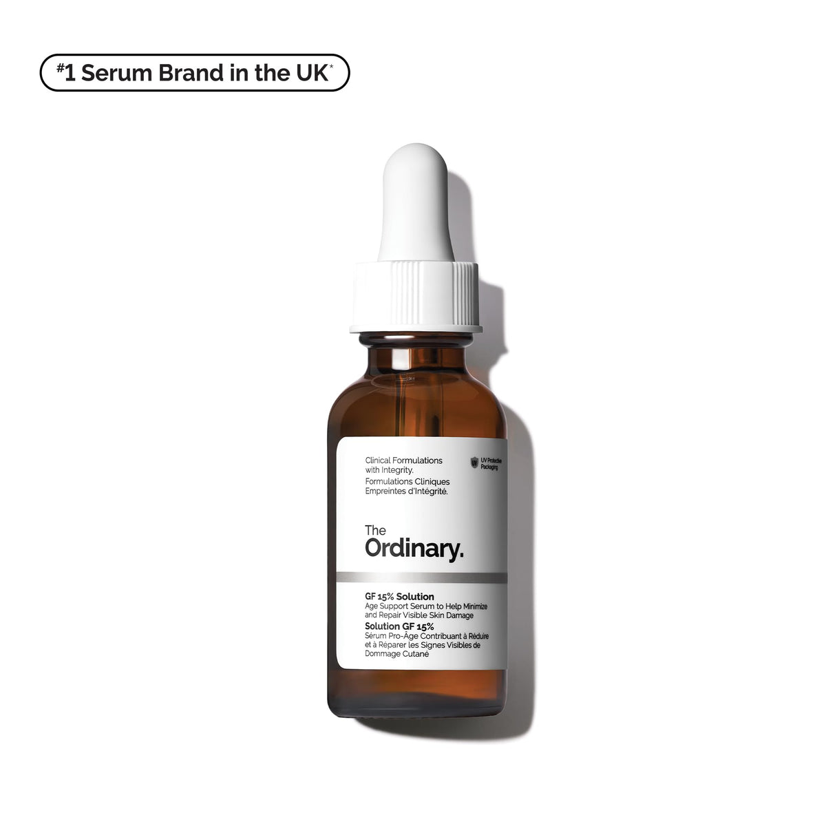 The Ordinary GF 15% Solution - Anti-Aging Serum for Visible Skin Damage & Wrinkles | 30 ml