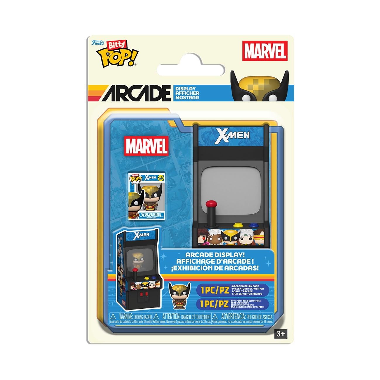 Funko Bitty Arcade Figure - Marvel X-Men | Vinyl | Multicolor | Model 91395