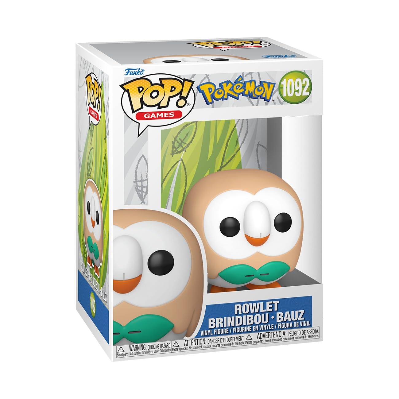 Funko Pop! Games: Pokemon - Rowlet Vinyl Figure 1
