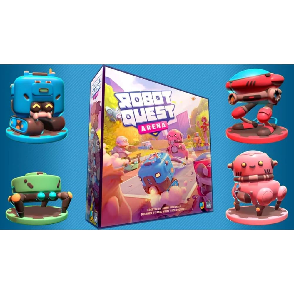Robot Quest Arena - Deckbuilding Strategy Board Game | Ages 12+ | 2-4 Players | 30 Minutes 4