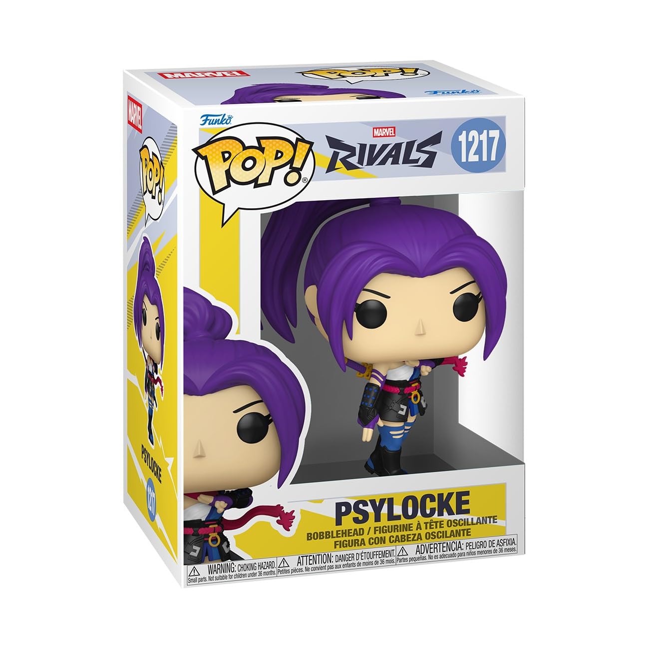 Funko POP! Games: Marvel Rivals - Psylocke Collectable Vinyl Figure | Approx 4.6 in Tall