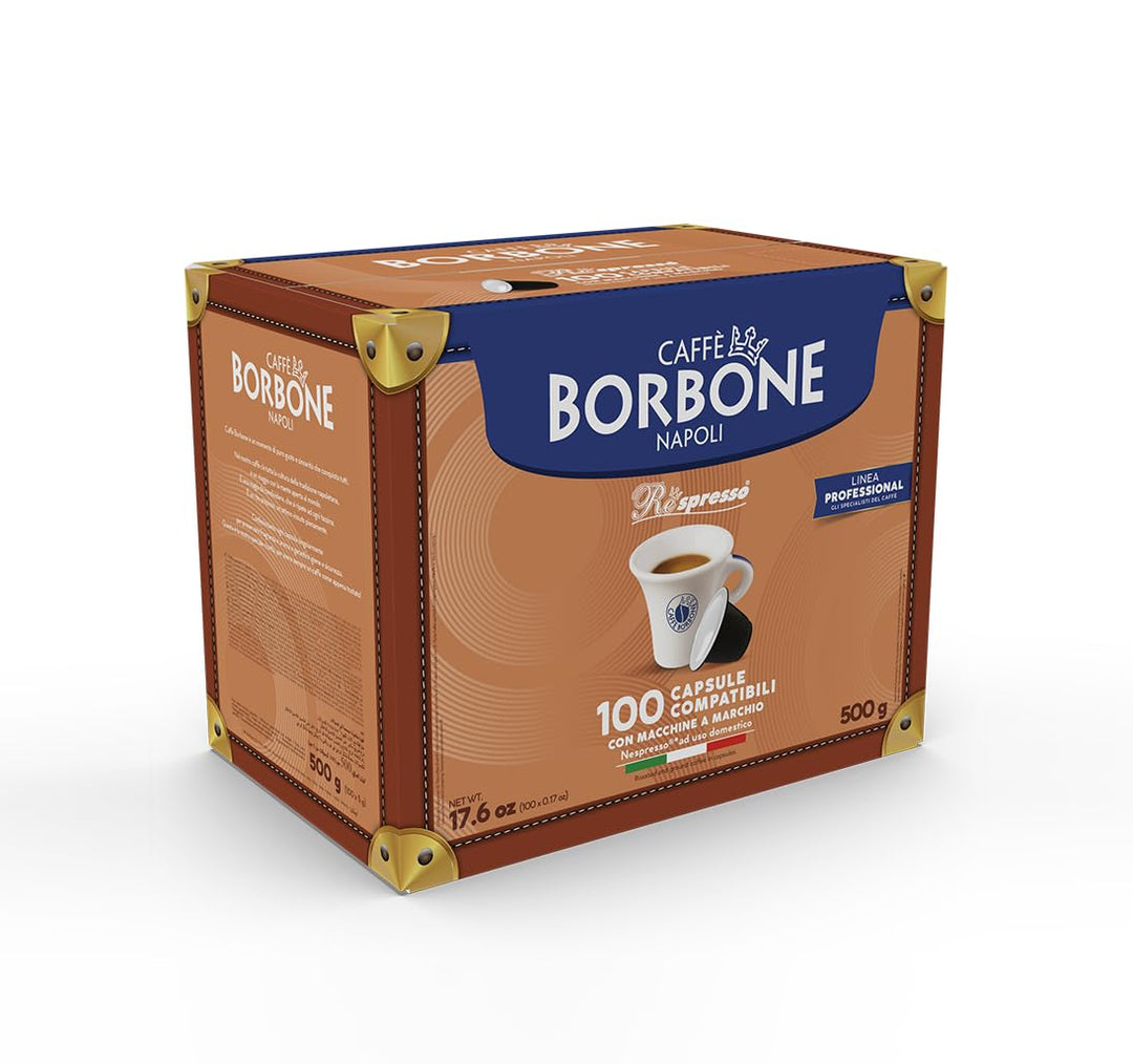 Caffè Borbone Respresso Light Coffee Blend - 100 Capsules, 50% Less Caffeine, Compatible with Nespresso® Machines