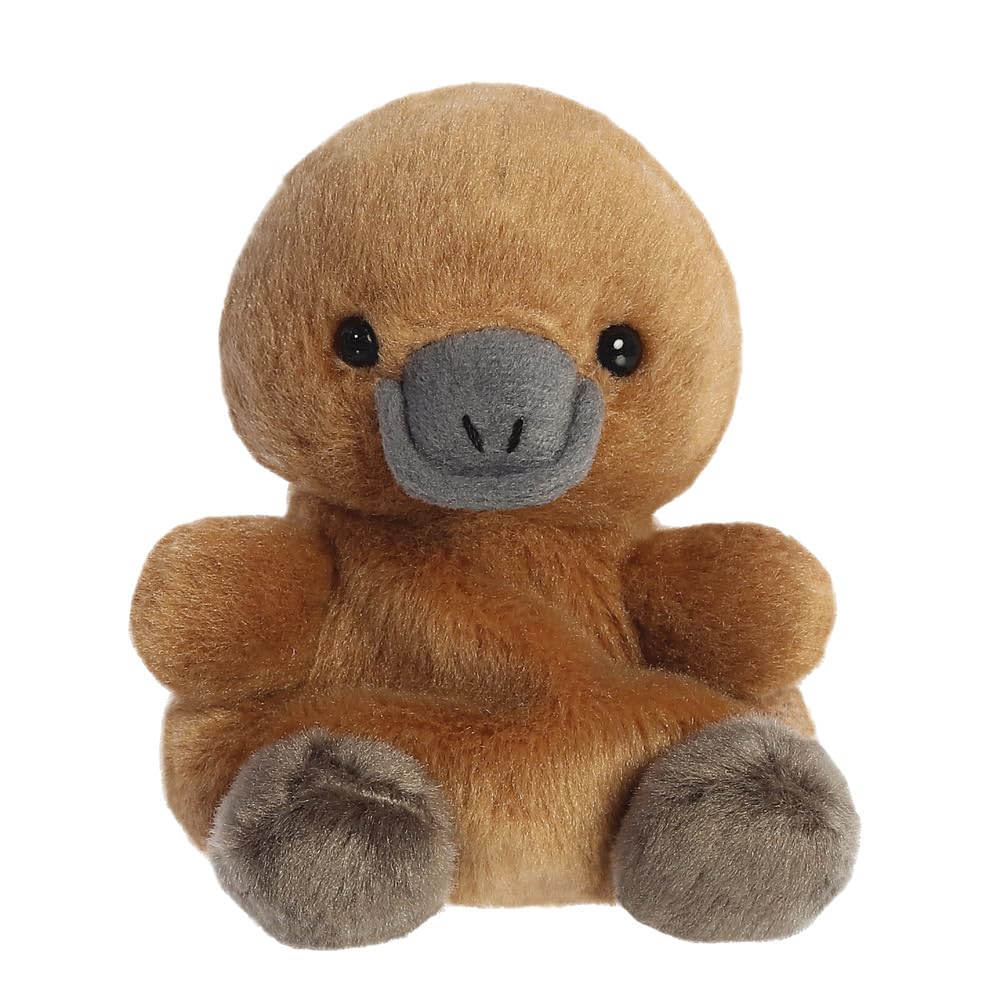 AURORA Palm Pals Patty Platypus Soft Toy | 13cm | Suitable from Birth | Brown 1