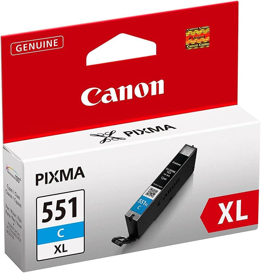 Canon Cli-551xl High Capacity Ink Cartridge - Blue 4