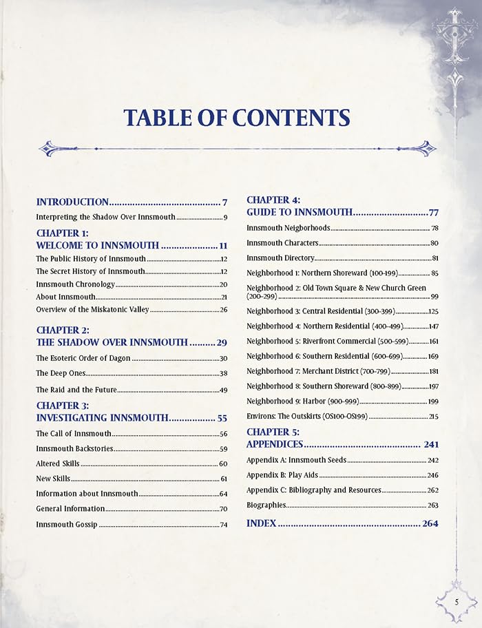 Chaosium Call Of Cthulhu: Innsmouth RPG Sourcebook - 110+ Locations, 80+ Characters 2