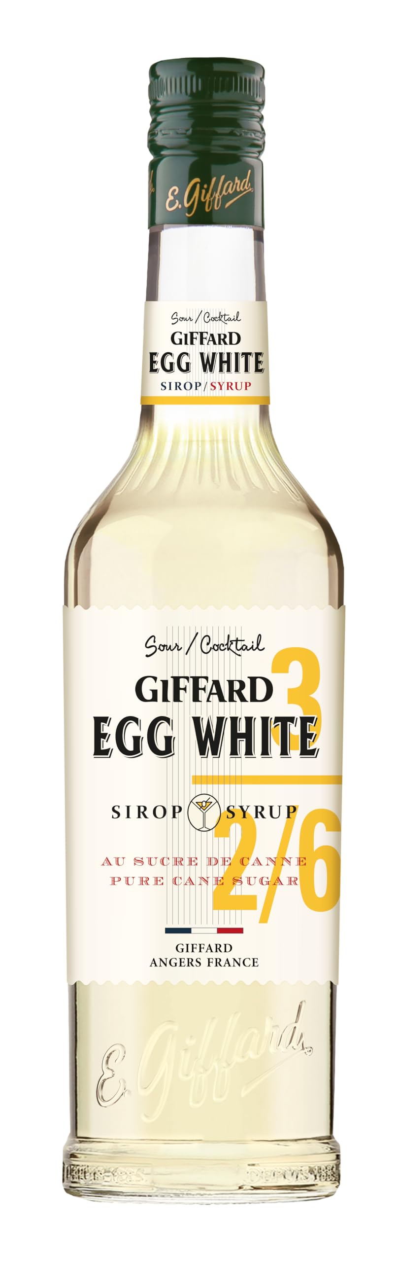 Giffard Egg White Syrup - Vegan Cocktail Foamer | 700ml Alcohol-Free