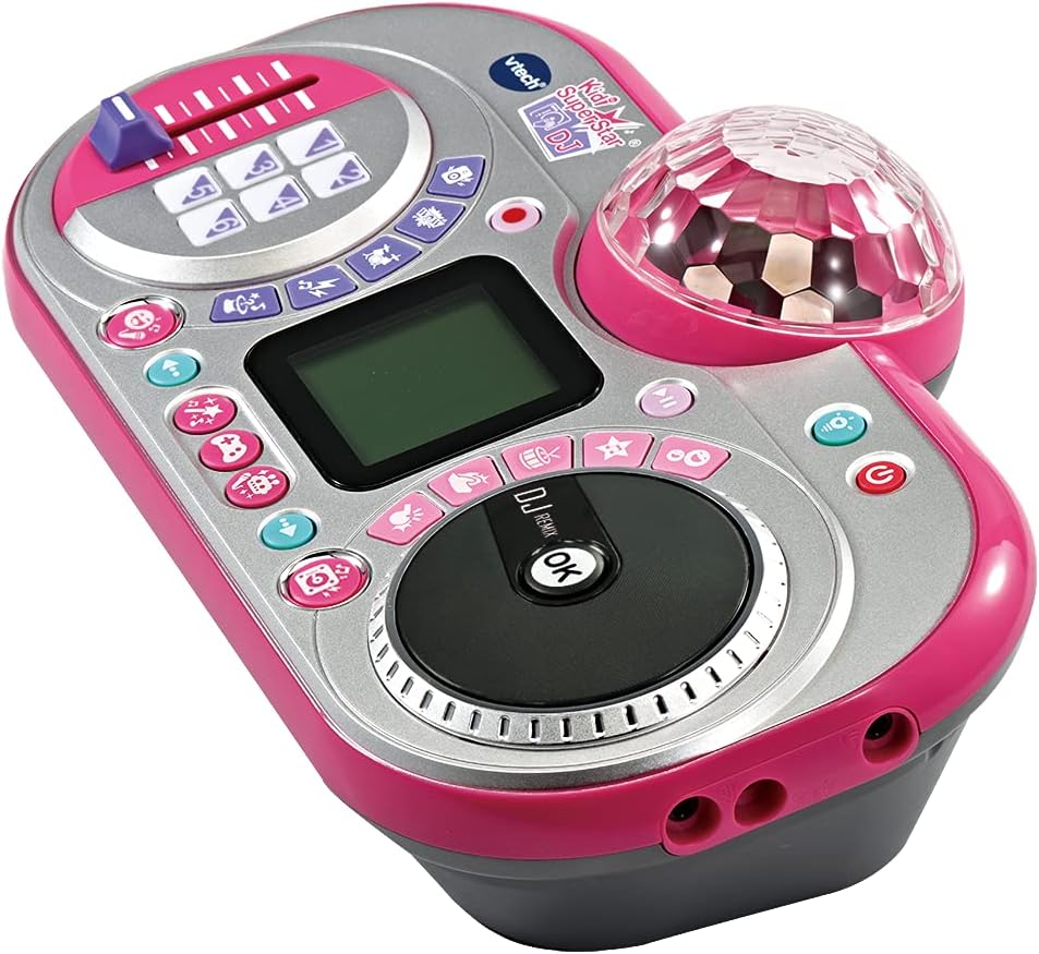 VTech Kidi Super Star DJ - Kids Microphone Toy with DJ Mixer, Sing-Along Songs & Sound Effects for Ages 6+ 2