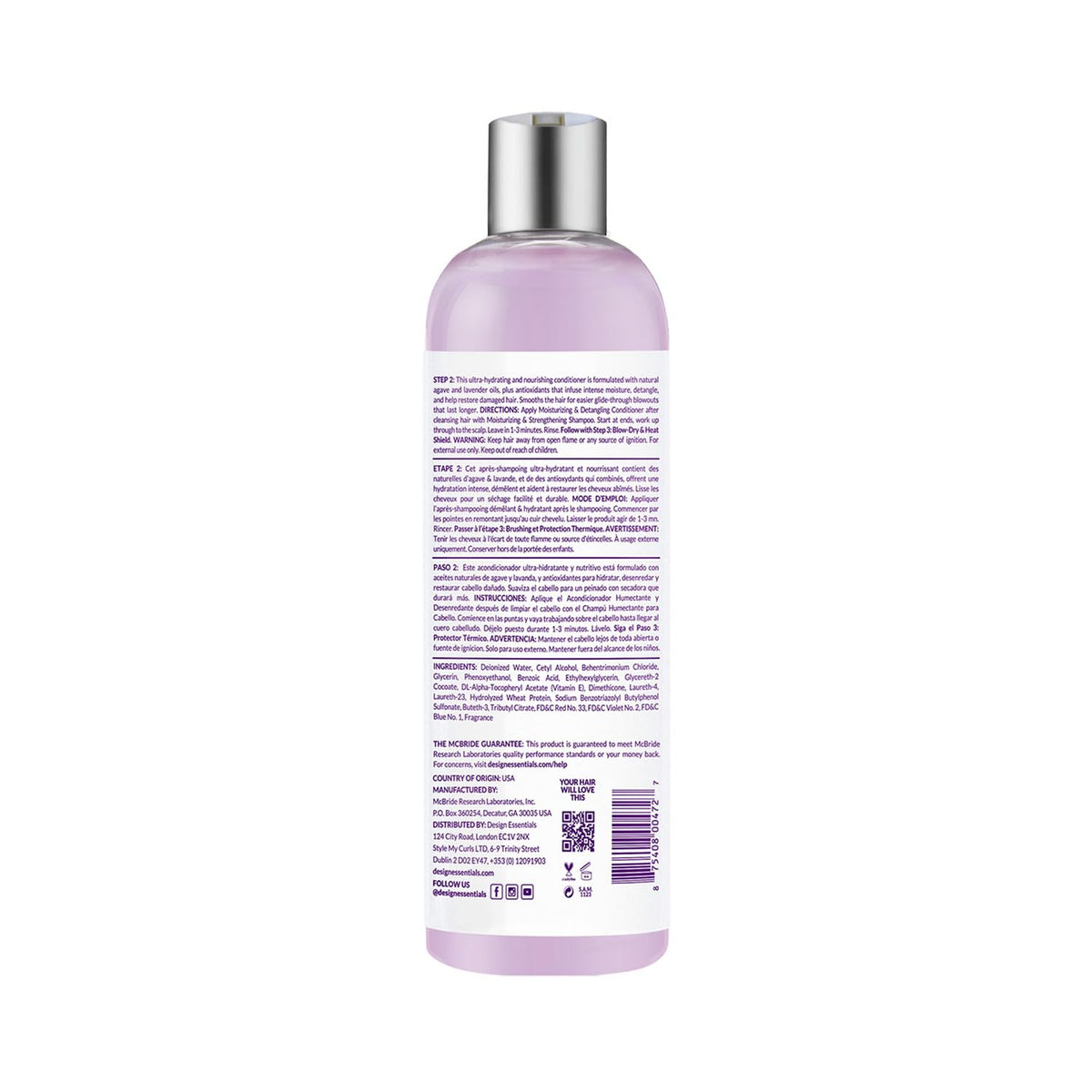 Design Essentials Agave & Lavender Conditioner - 341 ml