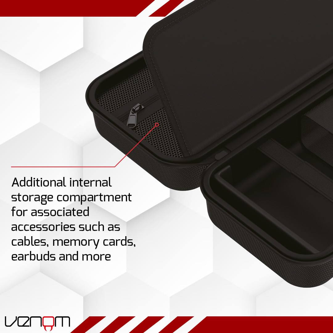 Venom Handheld PC Storage Case – Compatible with Steam Deck, ASUS ROG Ally, Logitech G Cloud, MSI Claw, Lenovo Legion Go