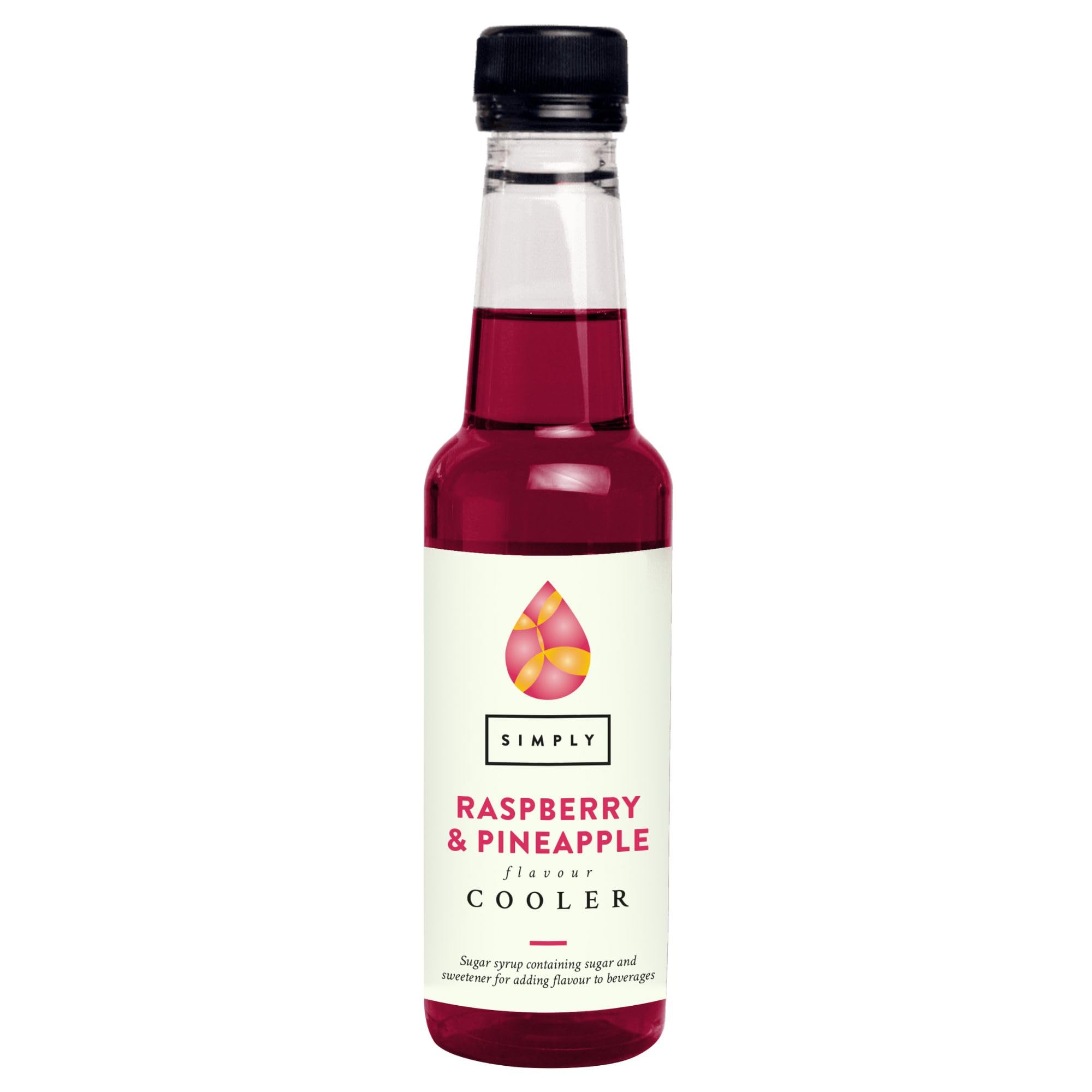 Simply Raspberry & Pineapple Cooler Beverage Syrup | Vegan, Gluten Free | 250 ml 1