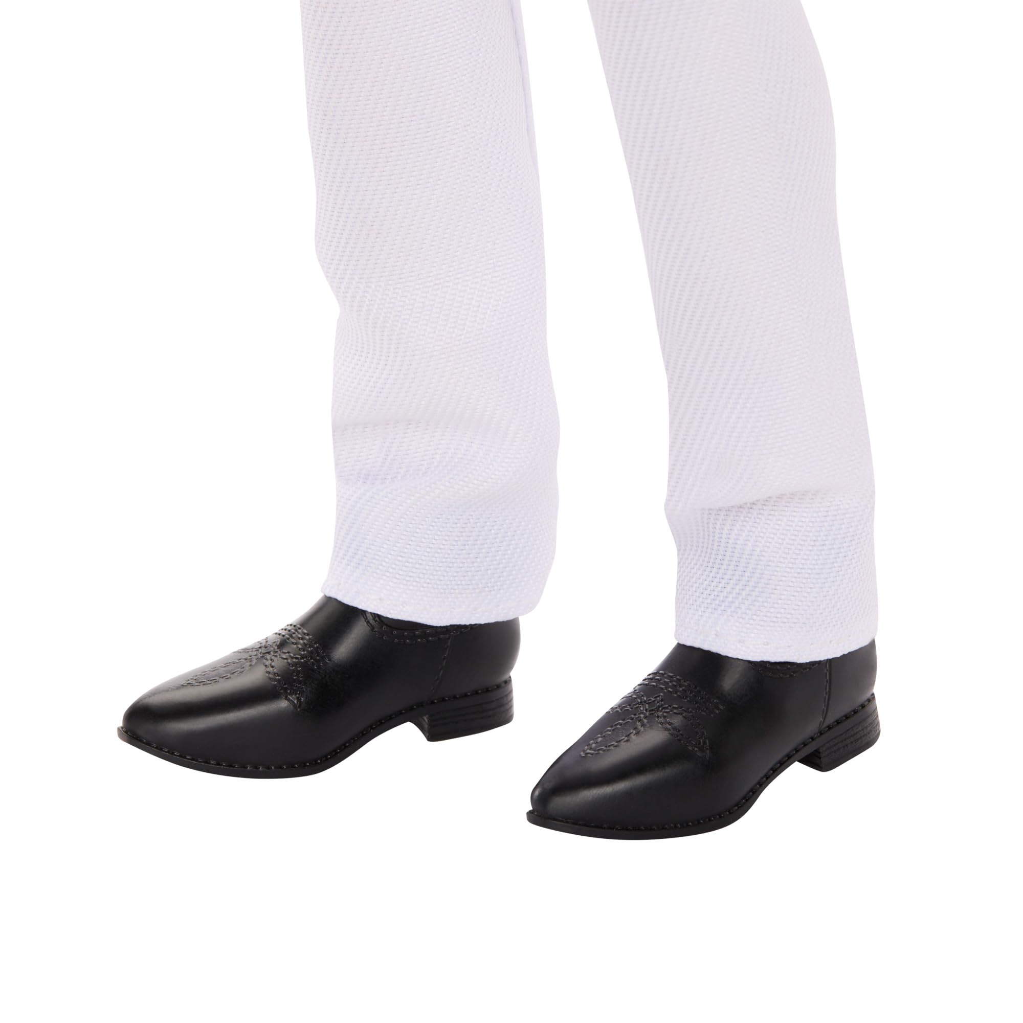 Barbie Fashionistas Ken Doll #226 - Western-Inspired Outfit with Blue & Black Shirt, White Pants & Black Boots 4