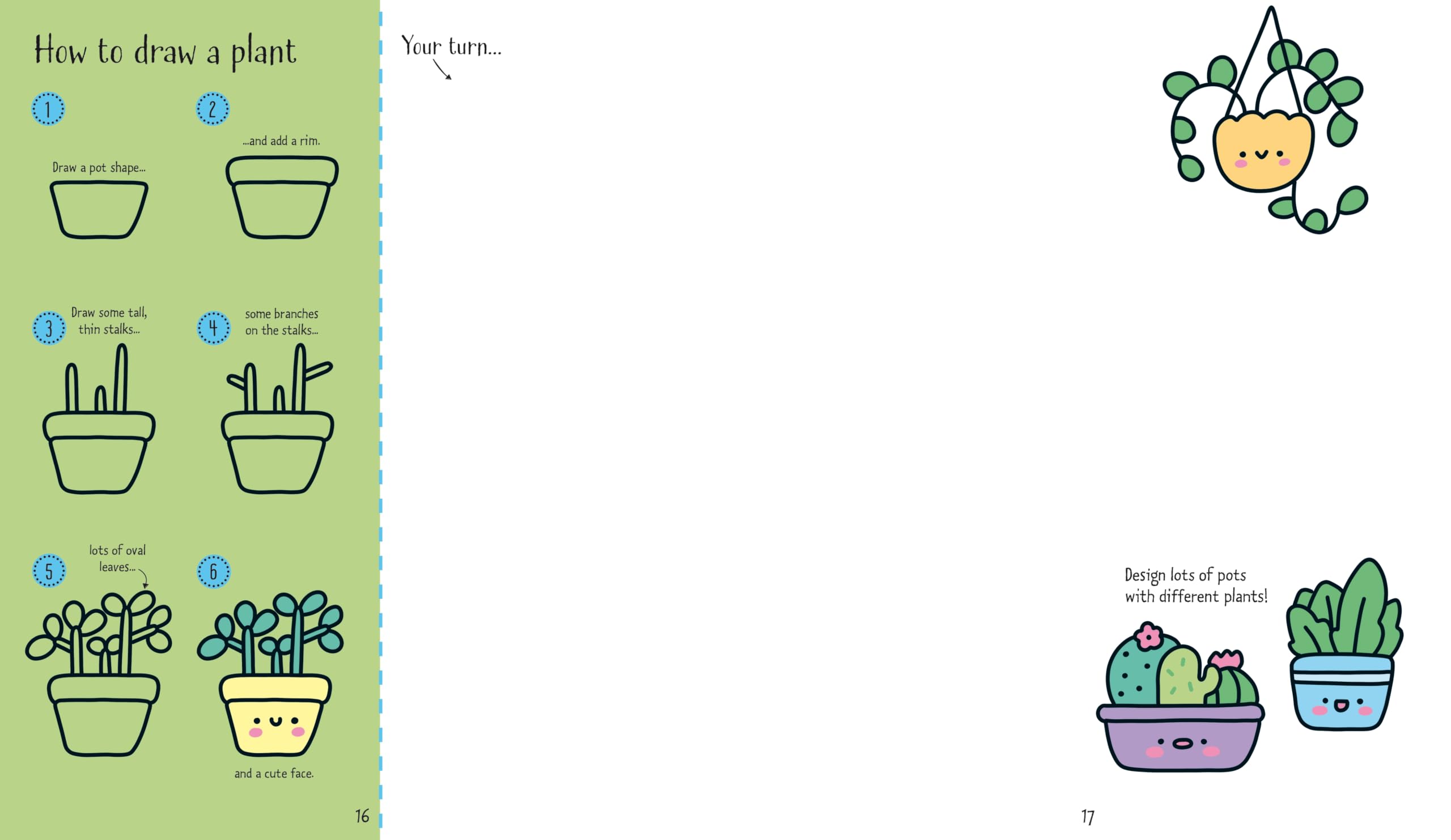 Usborne Step-by-Step Drawing Cute Things - Learn to Draw for Ages 4-10 | 96 Pages | English 5