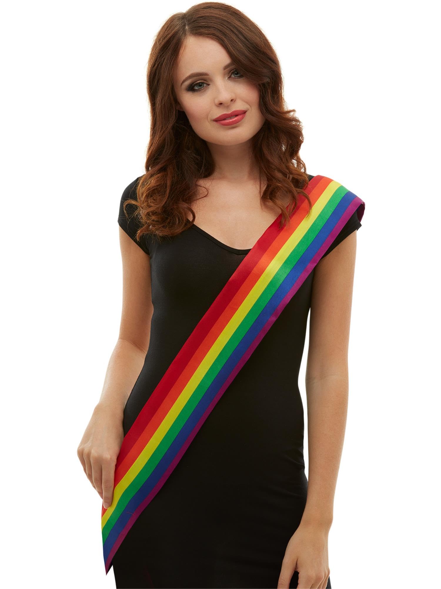 Smiffys Rainbow Headband - Multicoloured Pride Accessory for Adults 7