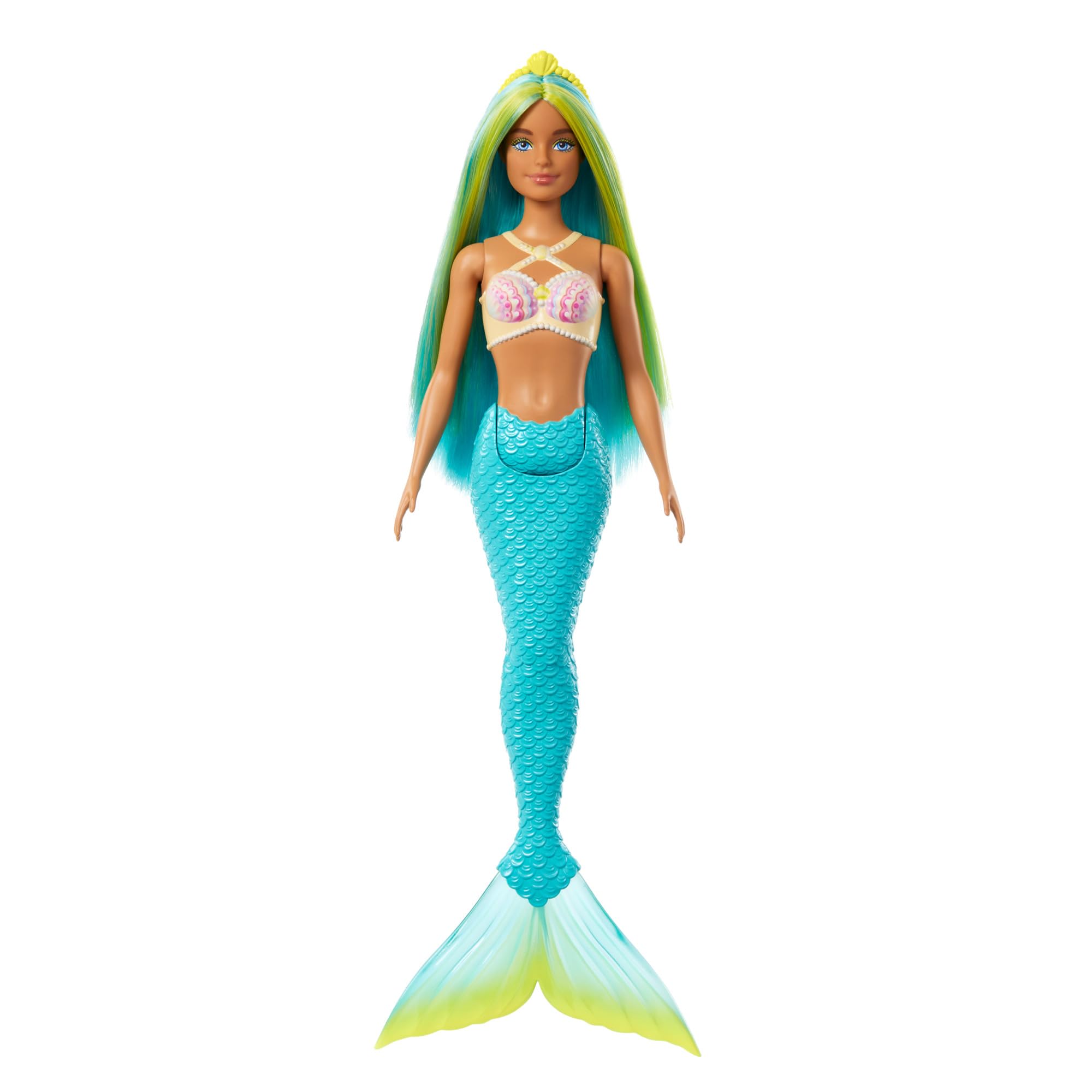 Barbie HRR03 Mermaid Doll with Two-Tone Fantasy Hair and Headband Accessory 1