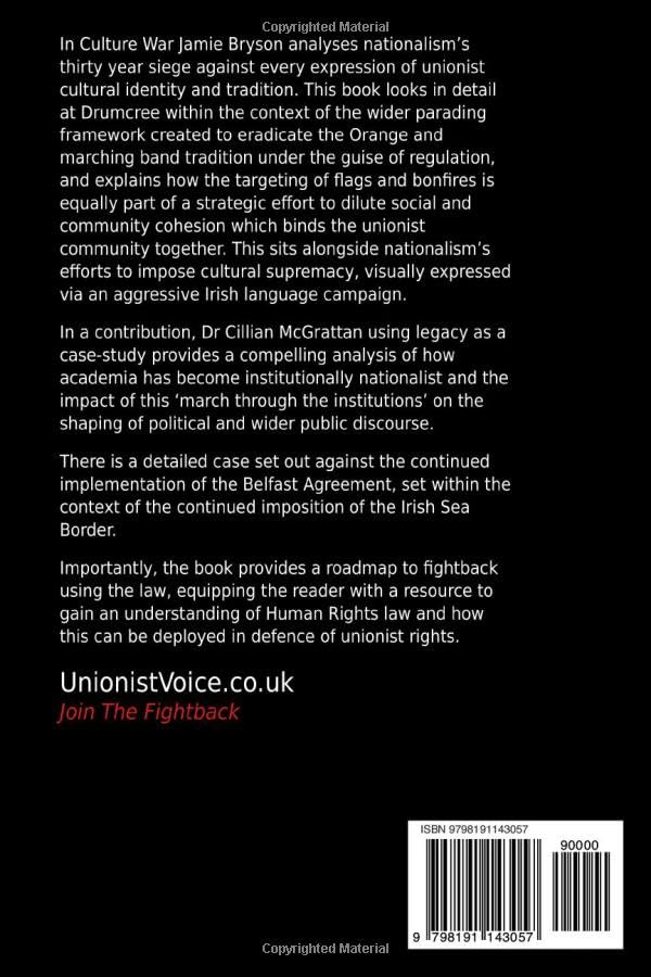 Culture War: Unionism: Thirty Years Under Siege – The Fightback Begins - Paperback, 396 pages
