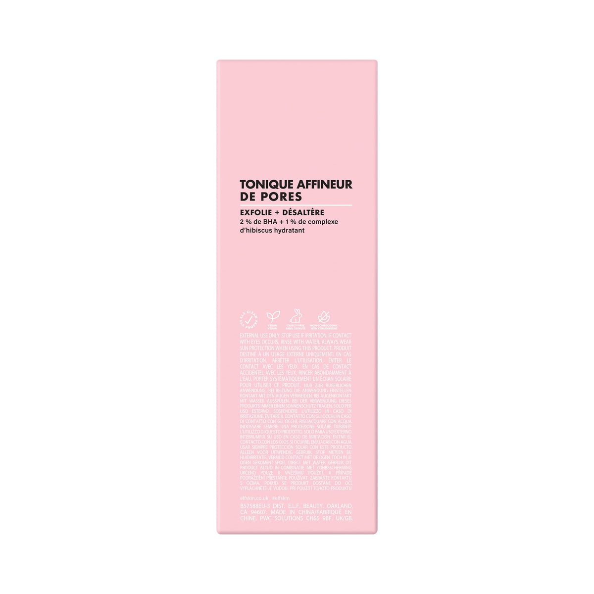 e.l.f. Thirst Burst Pore-fecting Toner - Hydrating & Exfoliating | 140 ml | For All Skin Types