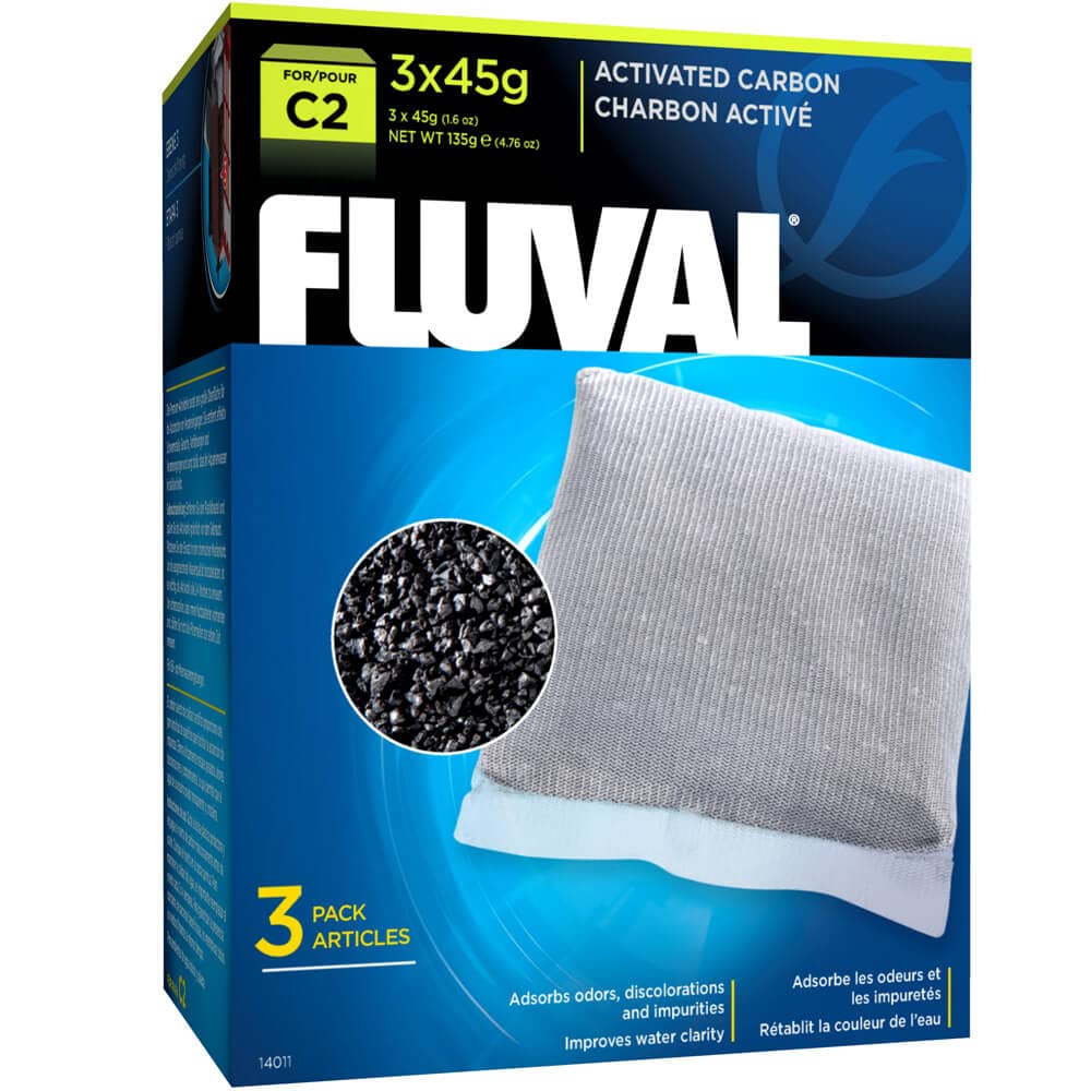 Fluval C2 Carbon Filter Accessory - Mechanical Filtration | 110x120mm Sachet 3