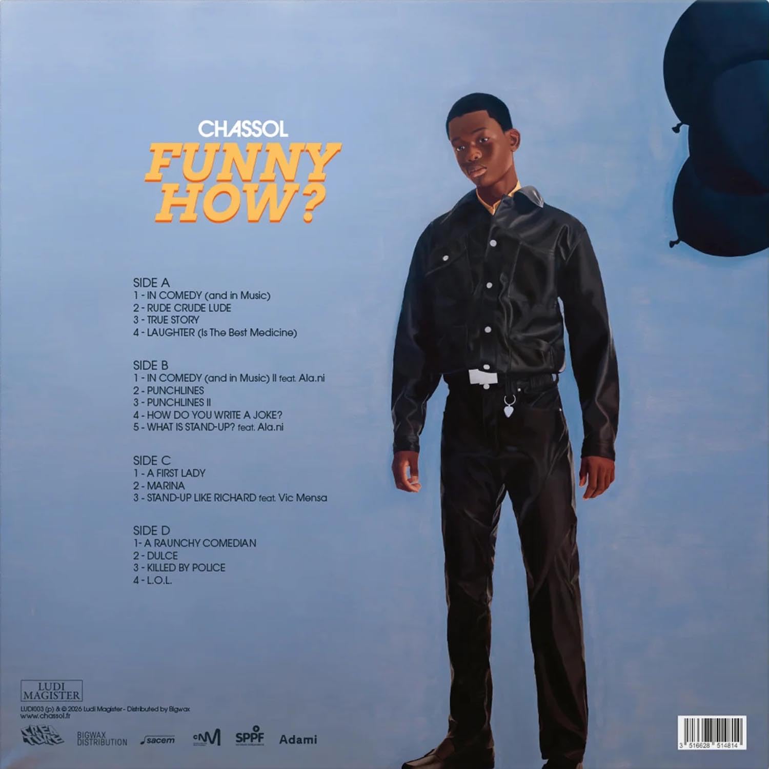 CHASSOL - FUNNY HOW ? [2LP Vinyl]