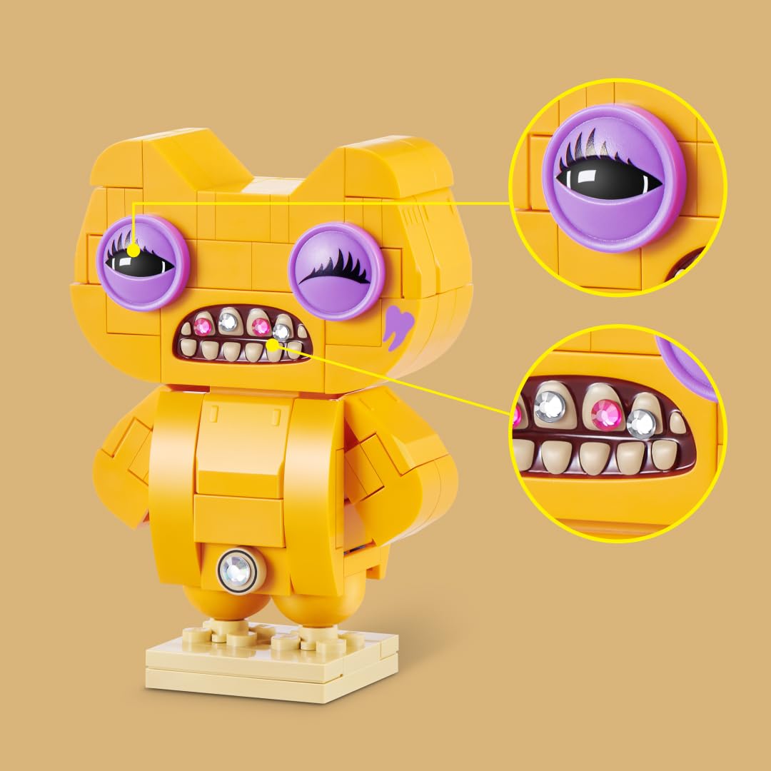 Max Build More Fuggler Baddies Building Set - Collectible Monster Figures | 186 Bricks | Ages 8+ 6