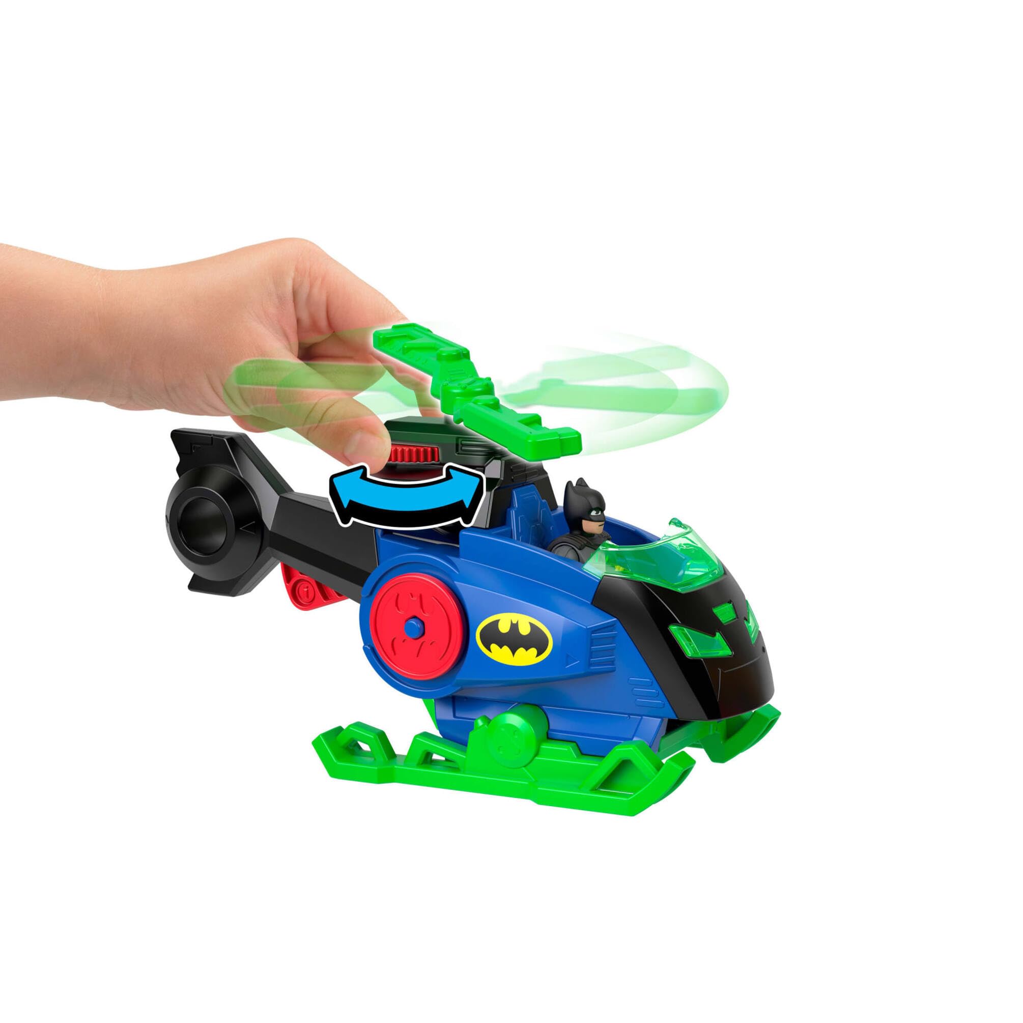 Imaginext DC Super Friends Batcopter Playset with Batman & Man-Bat Figures | Ages 3+ 2