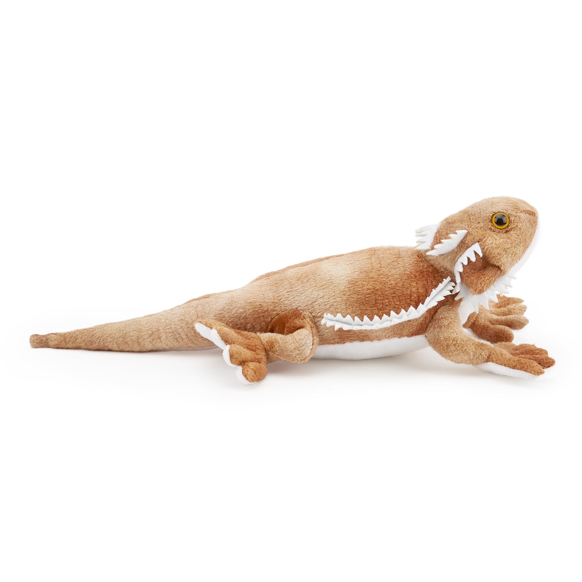 Zappi Co Brody the Bearded Dragon Plush Toy - 100% Recycled Materials, 34cm Length