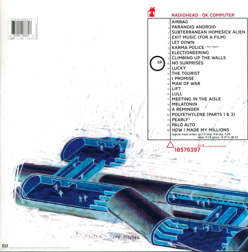 Radiohead - OK Computer OKNOTOK 1997 2017 Vinyl