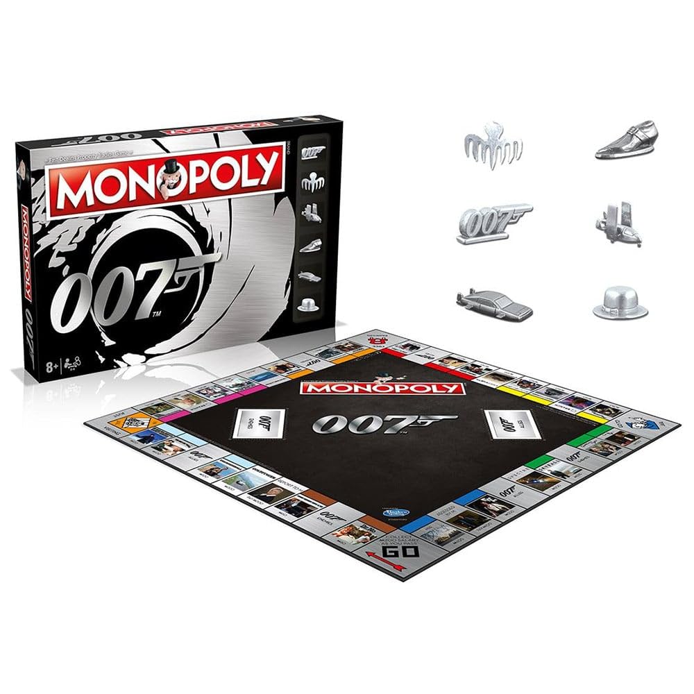 Winning Moves James Bond 007 Monopoly Board Game | Ages 8+ | 2-6 Players 3