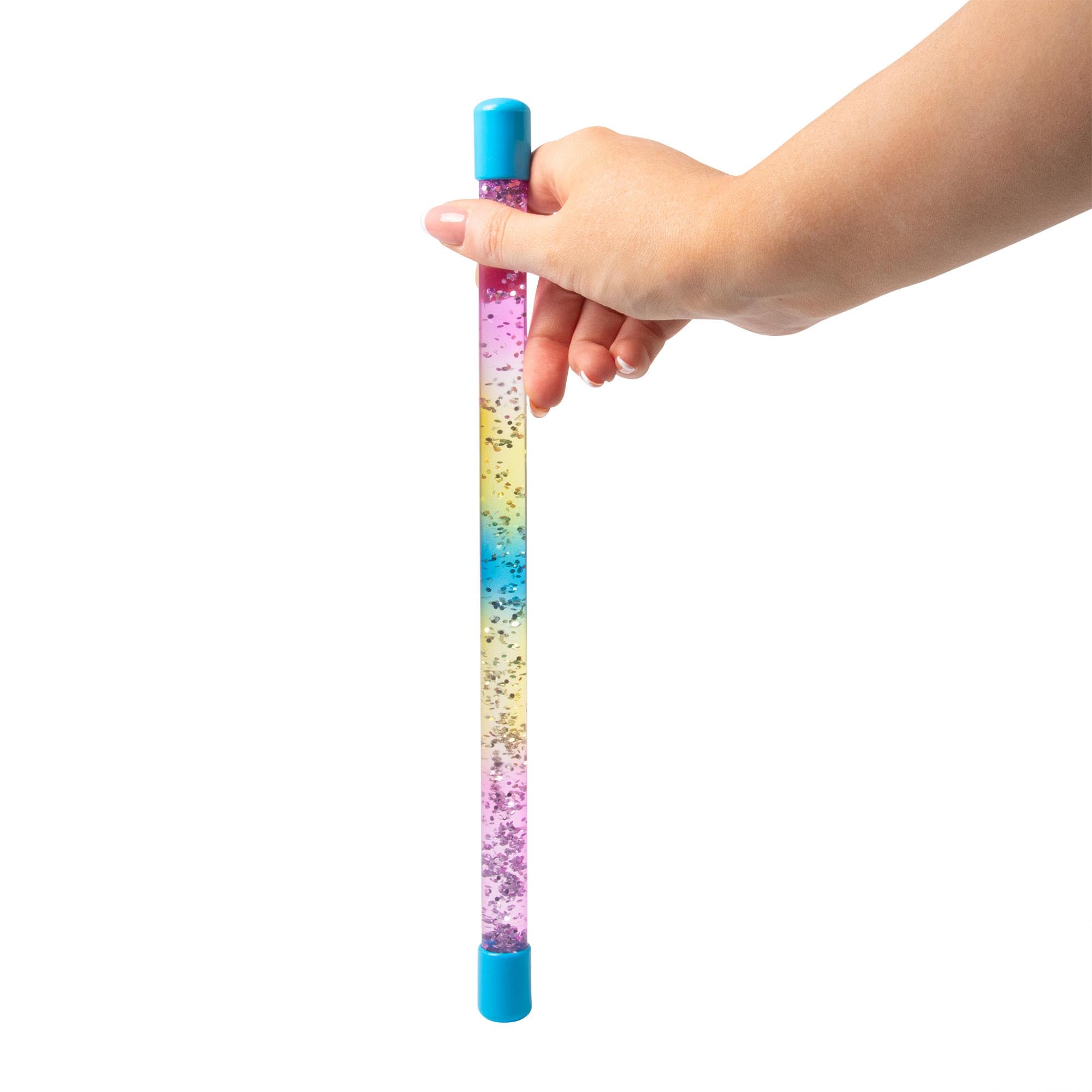RGL Sensory Fidget Stick - Rainbow Glitter Swirling Calming Toy for Focus and Relaxation 9