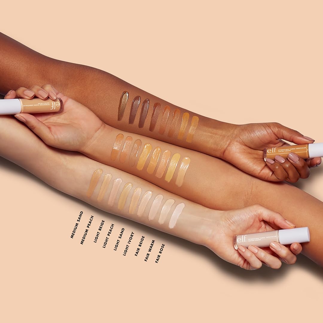 e.l.f. Hydrating Camo Concealer - Full Coverage, Satin Finish, 6ml 5