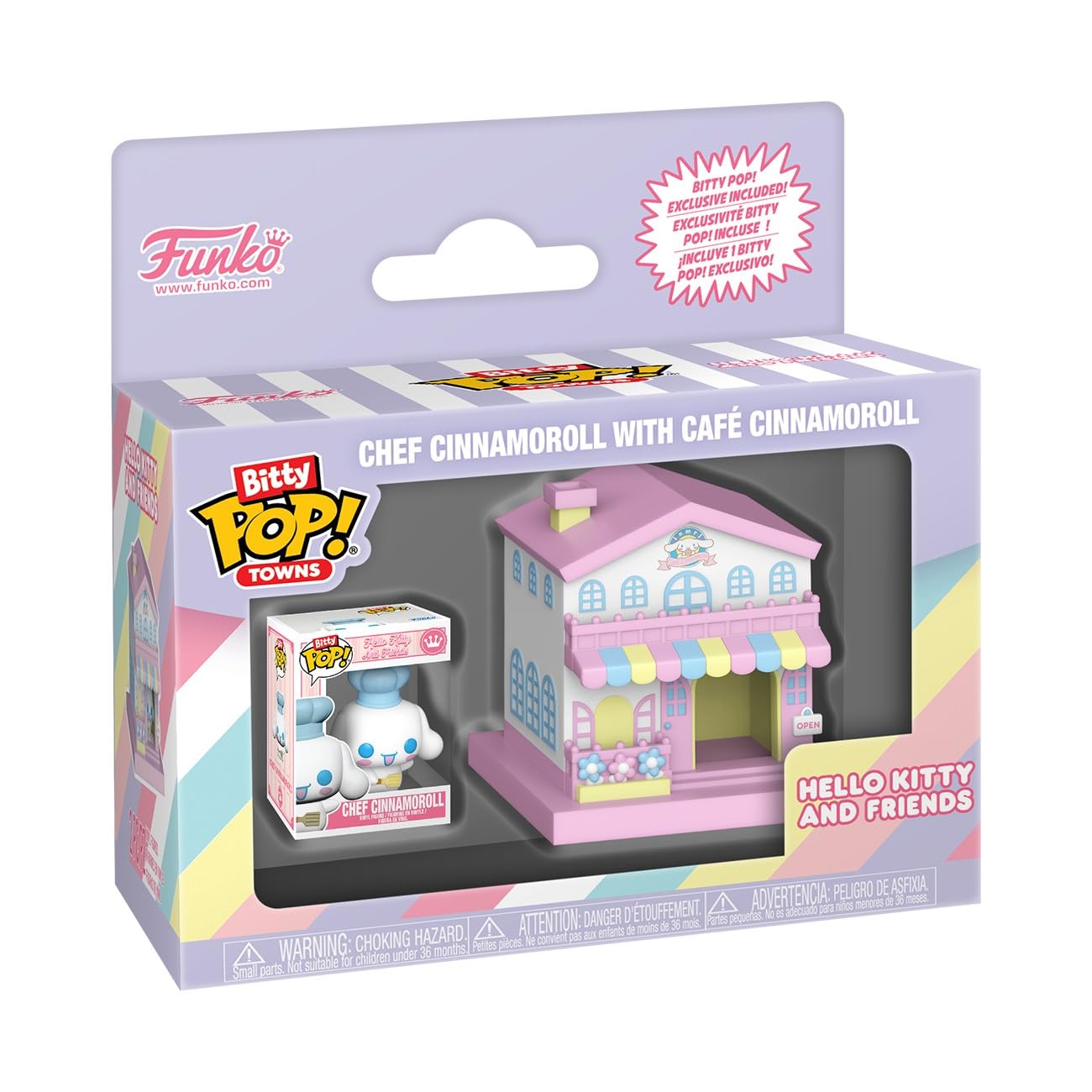 Funko Bitty POP! Town - Hello Kitty Cinnamoroll Café Miniature Figure | Vinyl | Multicolor 1