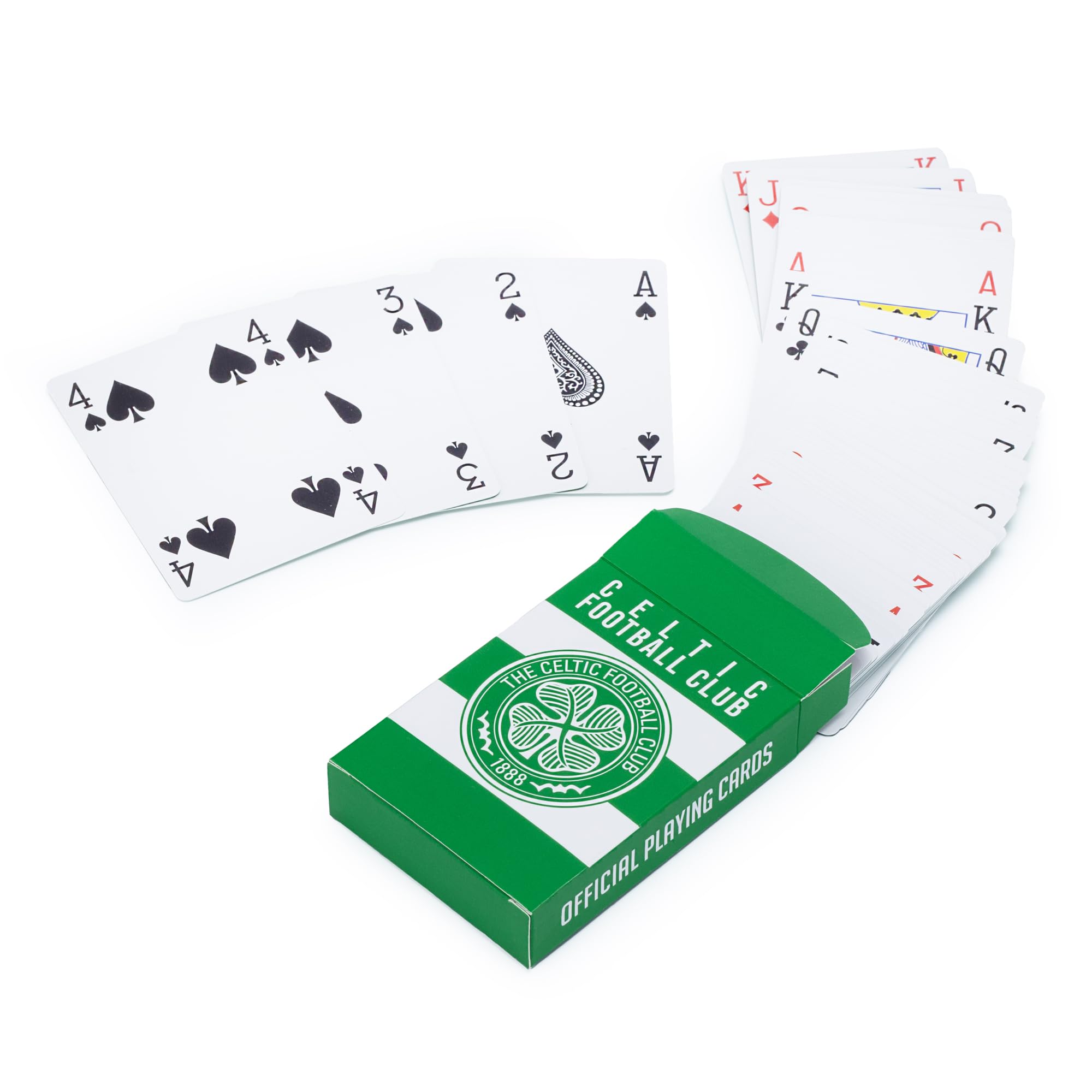 The Gift Scholars Celtic FC Officially Licensed Playing Cards - 52 Card Deck with Linen Finish 14