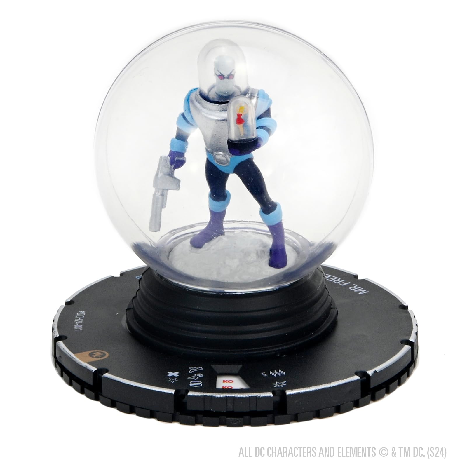 WizKids HeroClix Iconix Mr. Freeze Snow Globe Figure | Pre-Painted Plastic | 4.8" Size 4