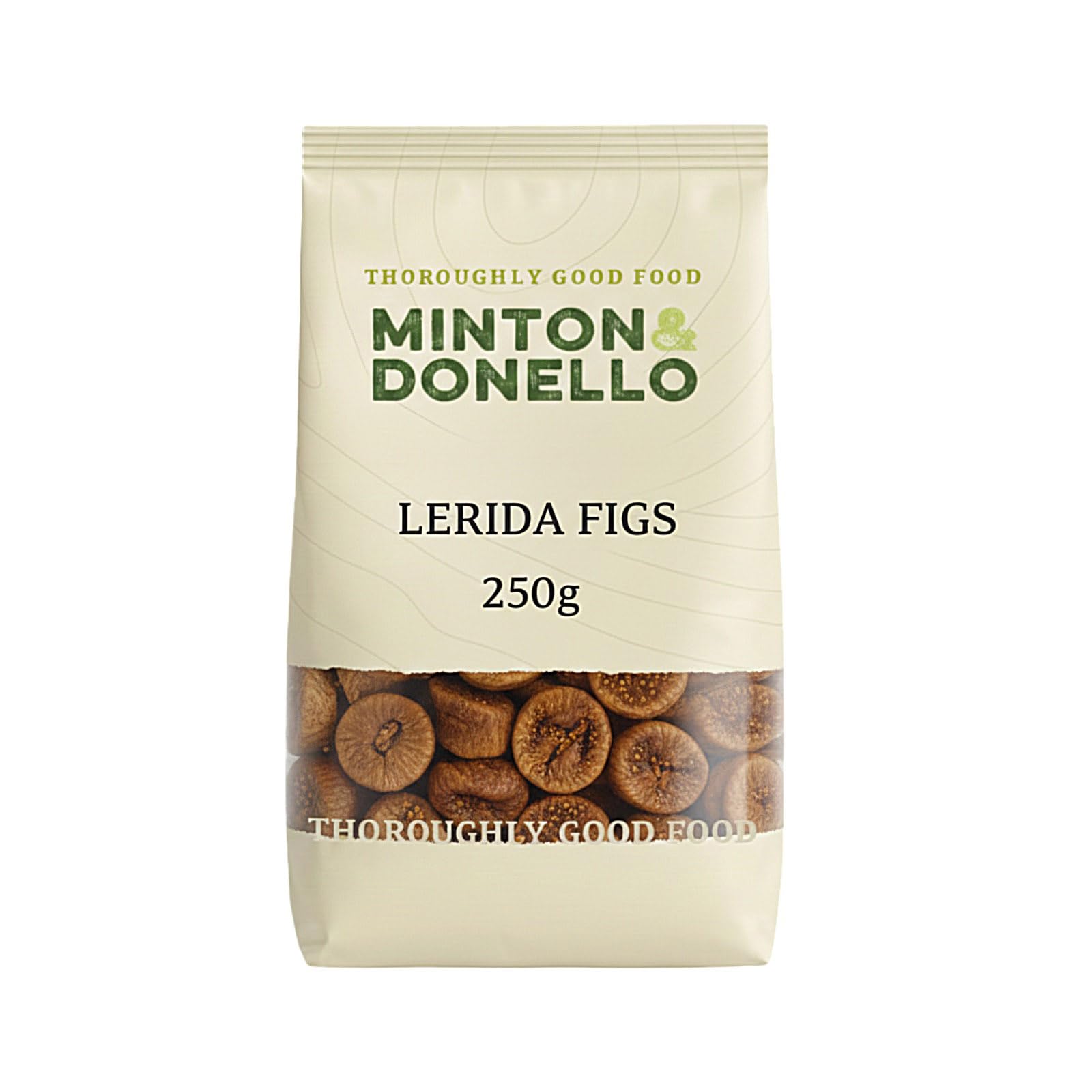 Minton & Donello Dried Figs - Soft & Sweet | Nutrient-Rich | 250g Bag 1