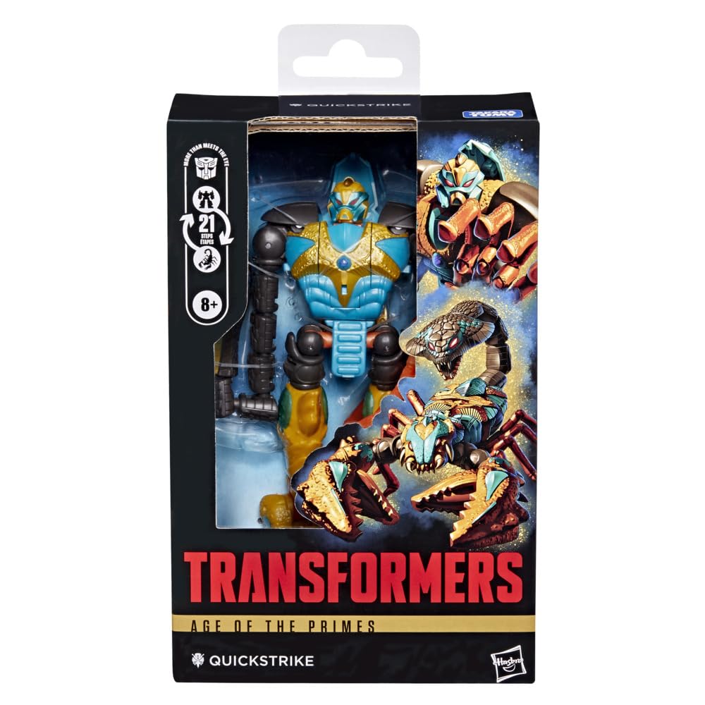 Transformers Age of the Primes Quickstrike Action Figure - Deluxe Class, 14 cm, 21 Steps 3