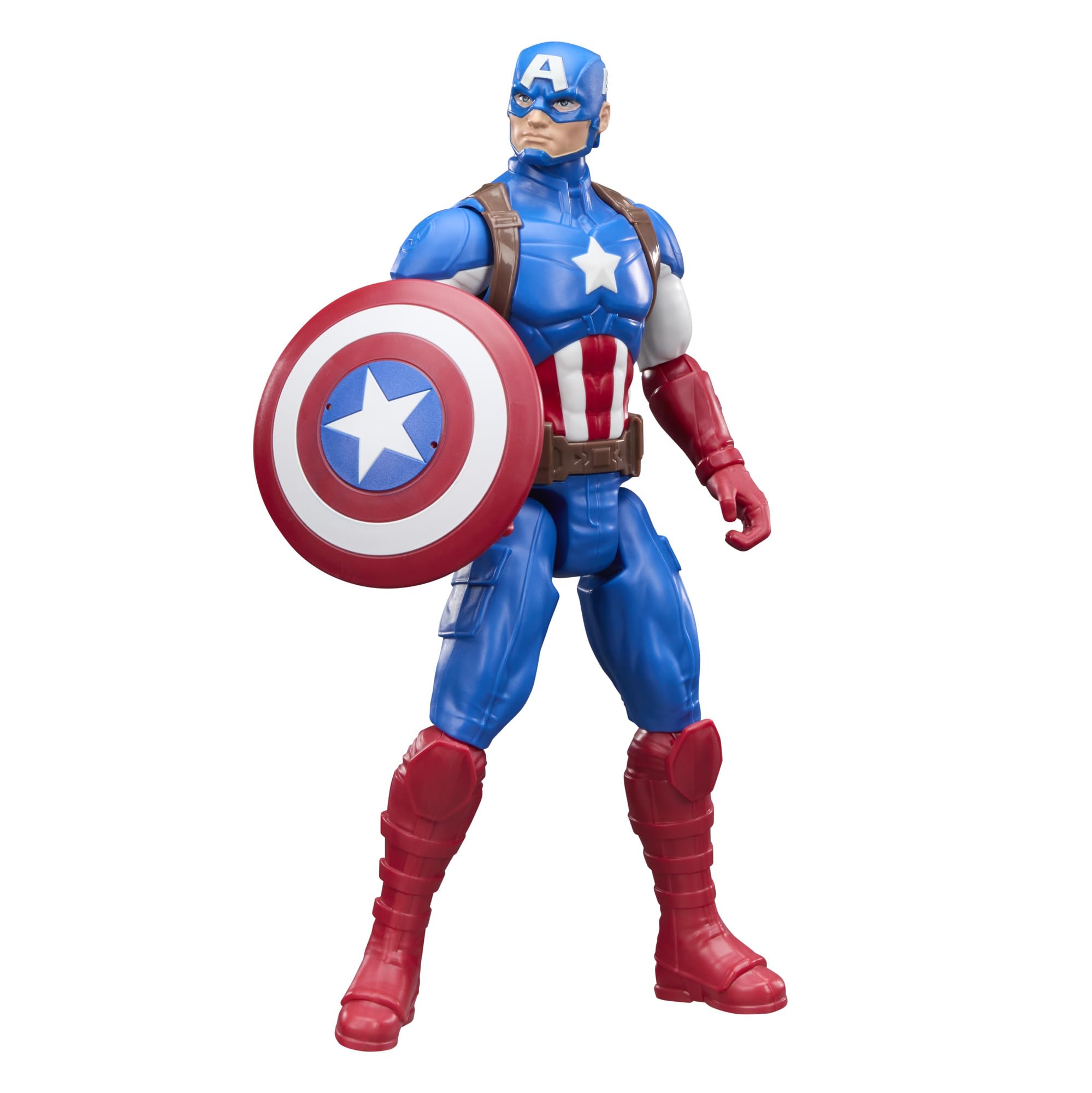 AVENGERS Titan Series Captain America Action Figure - 29.2 cm (11.5 in) | 11 Points of Articulation