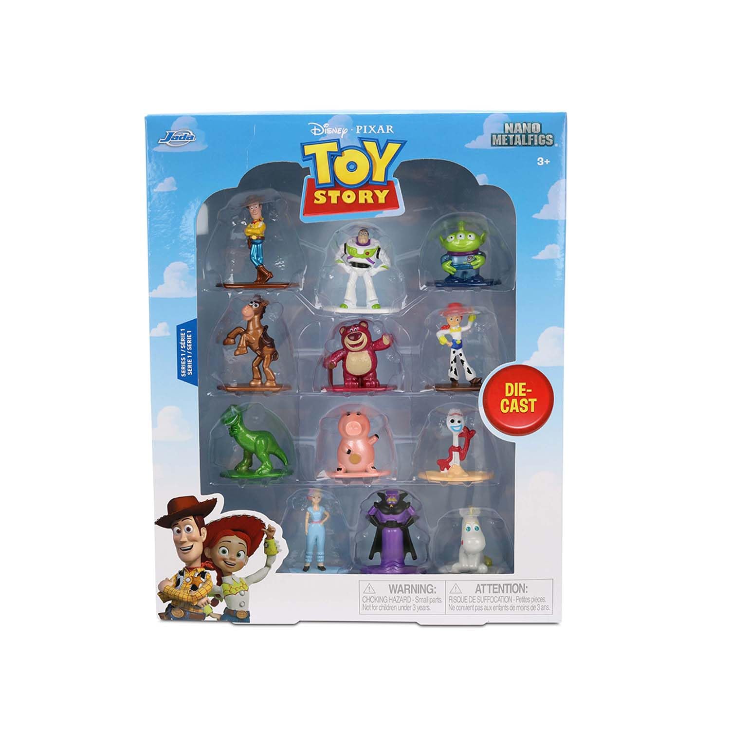 Jada Toy Story Wave 1 Nano Figures - 12 Piece Multipack, 1.65" Die-Cast Metal 2